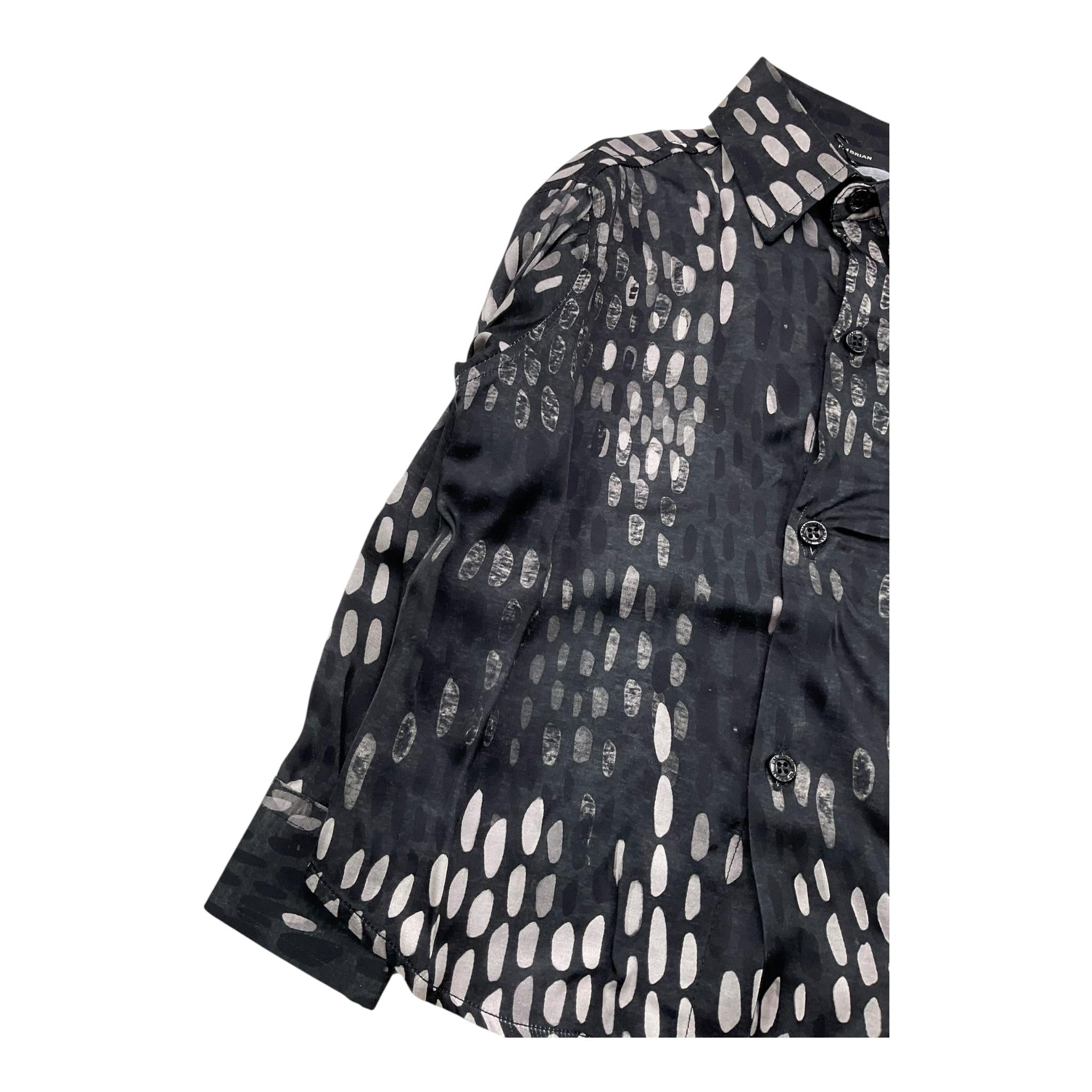 I'M BRIAN camicia manica lunga stampa fantasia Nero per Bambino CA3106J NERO I'M BRIAN