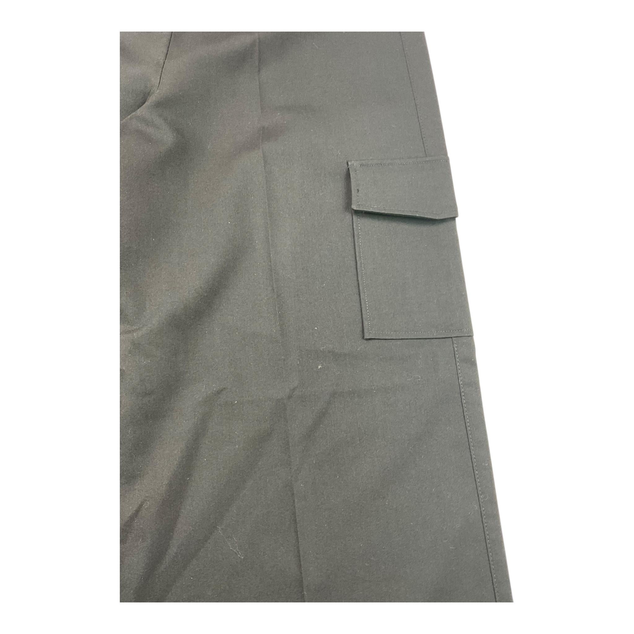 Kocca pantalone tinta unita modello a palazzo Nero per Bambina P24JPF1945 NERO Kocca
