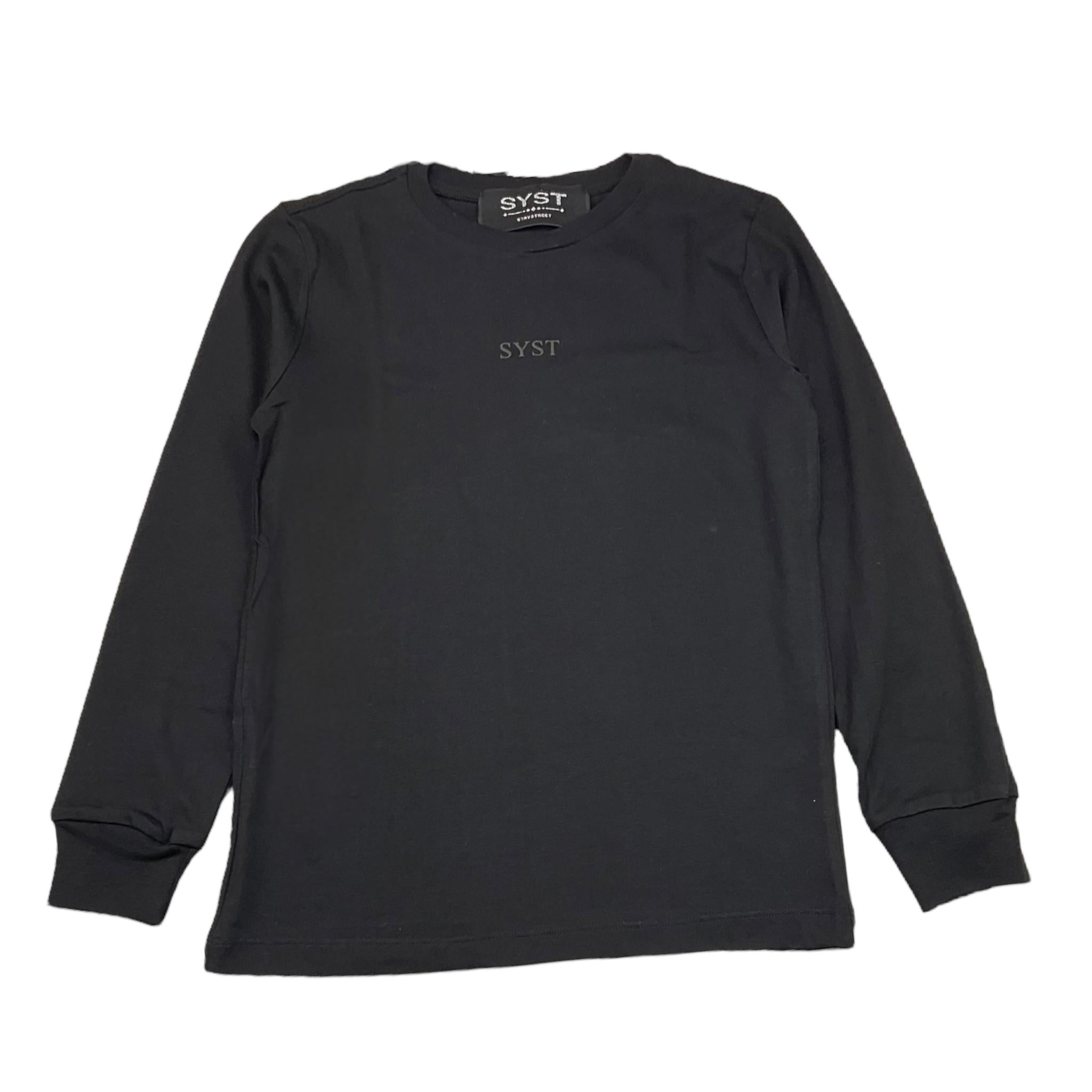 STAY STREET shirt girocollo tinta unita con stampa Nero per Bambino TB804ML NERO STAY STREET
