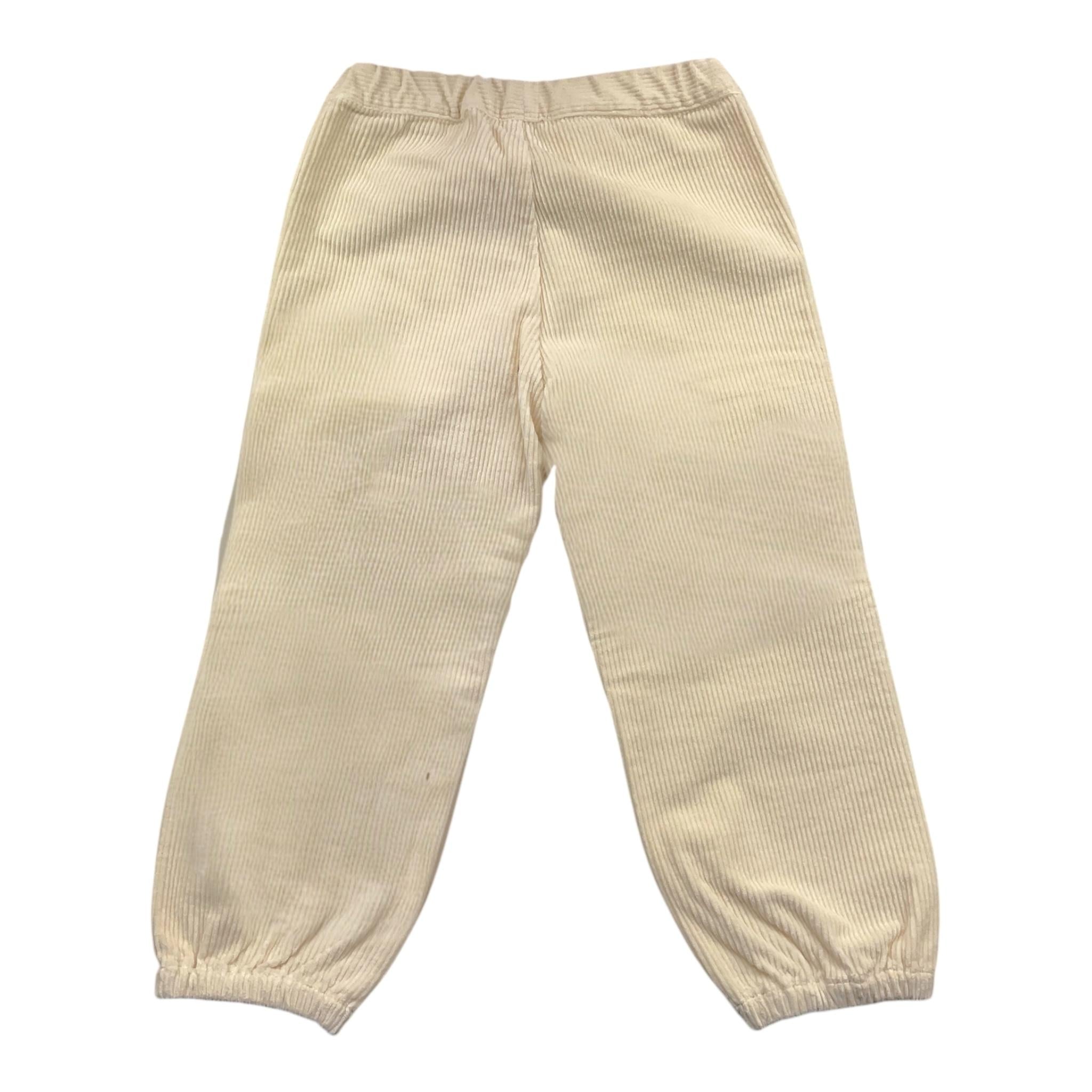 ZHOE & TOBIAH pantalone tinta unita a costine Panna per Bambino PJK19 PANNA ZHOE & TOBIAH