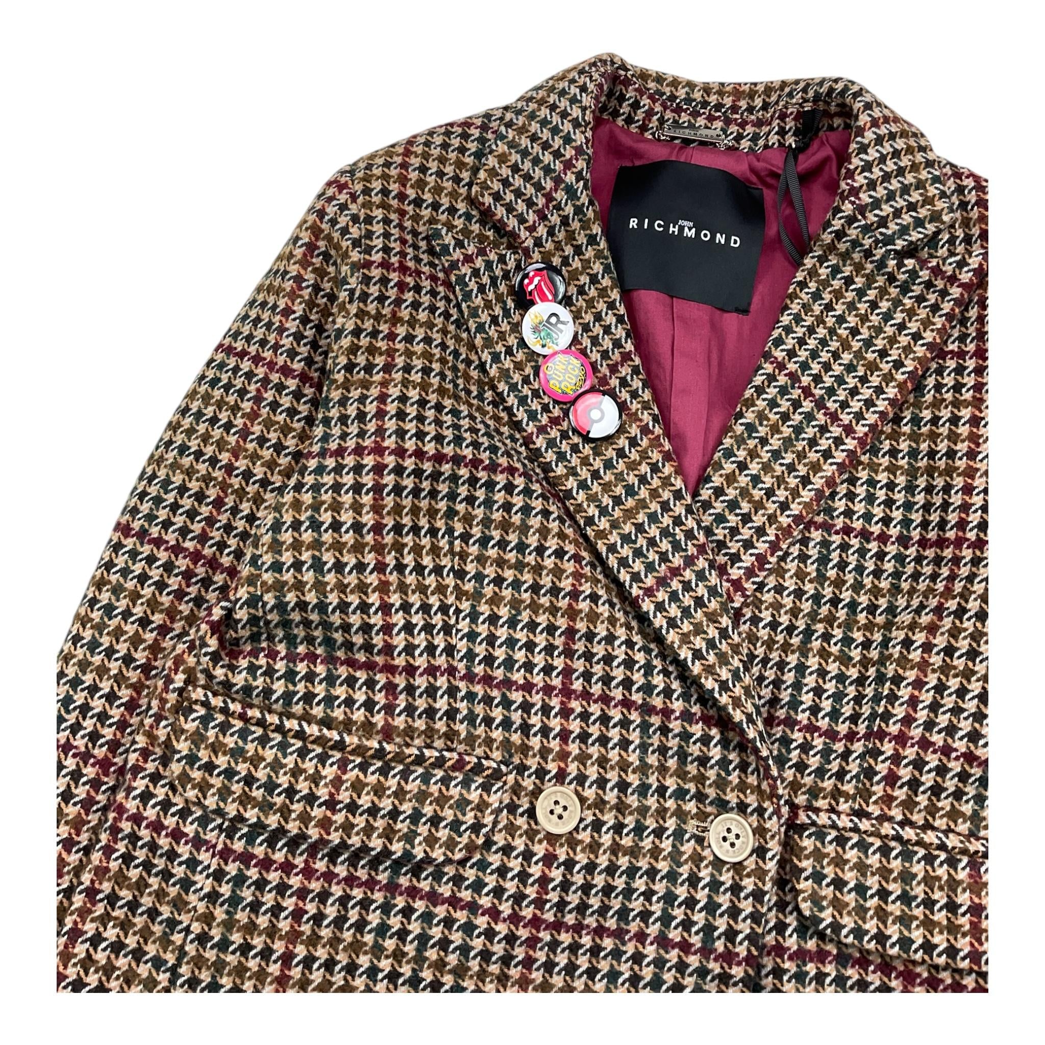 JOHN RICHMOND giacca stampa fantasia doppiopetto Multicolor per Bambina RGA25112GCB MULTICOLOR JOHN RICHMOND