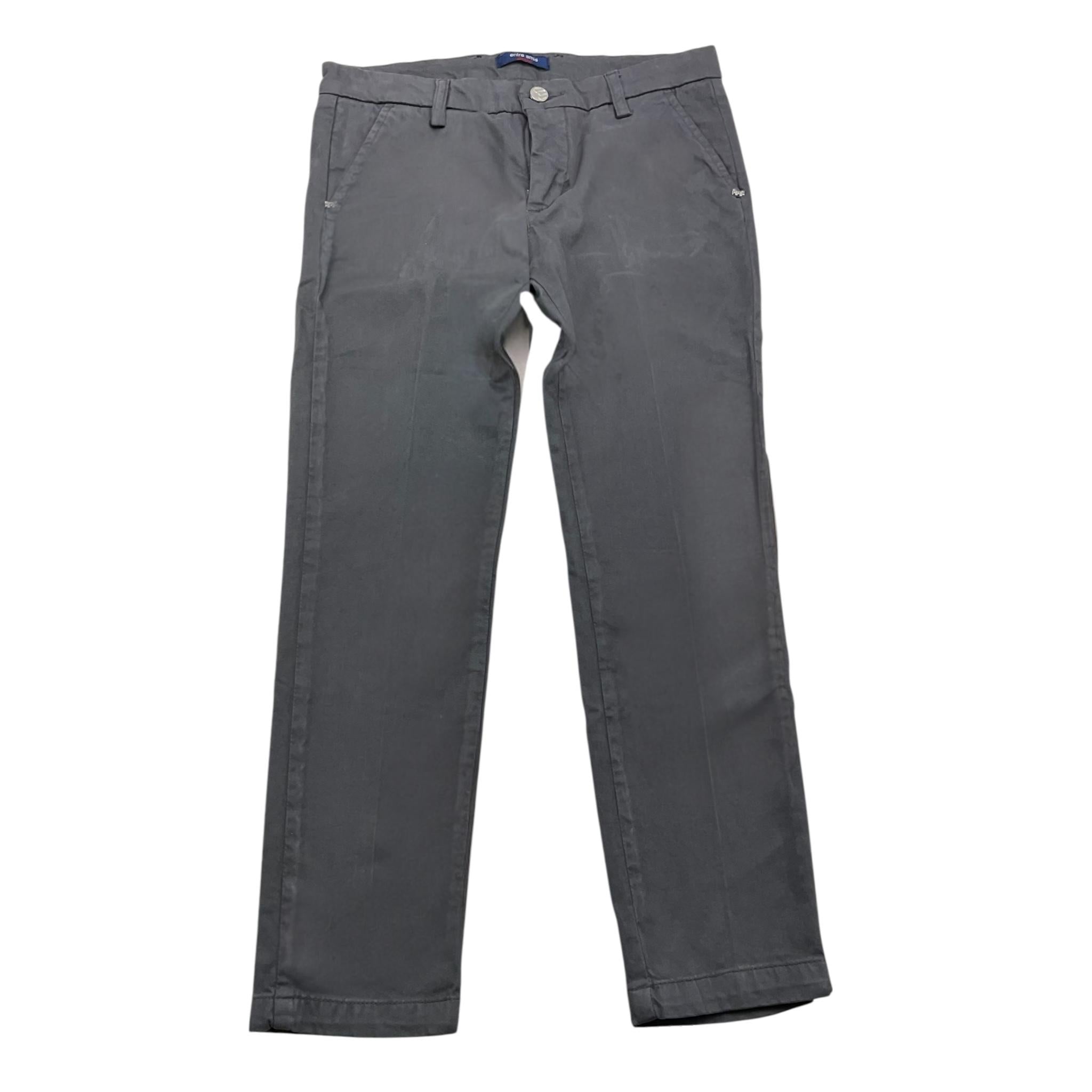 ENTRE AMIS pantalone tinta unita con tasche americane Grigio per Bambino PAN1523 GRIGIO ENTRE AMIS