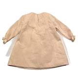 BARCELLINO abito manica lunga tinta unita con tulle Rosa per Neonata 115807 ROSA BARCELLINO