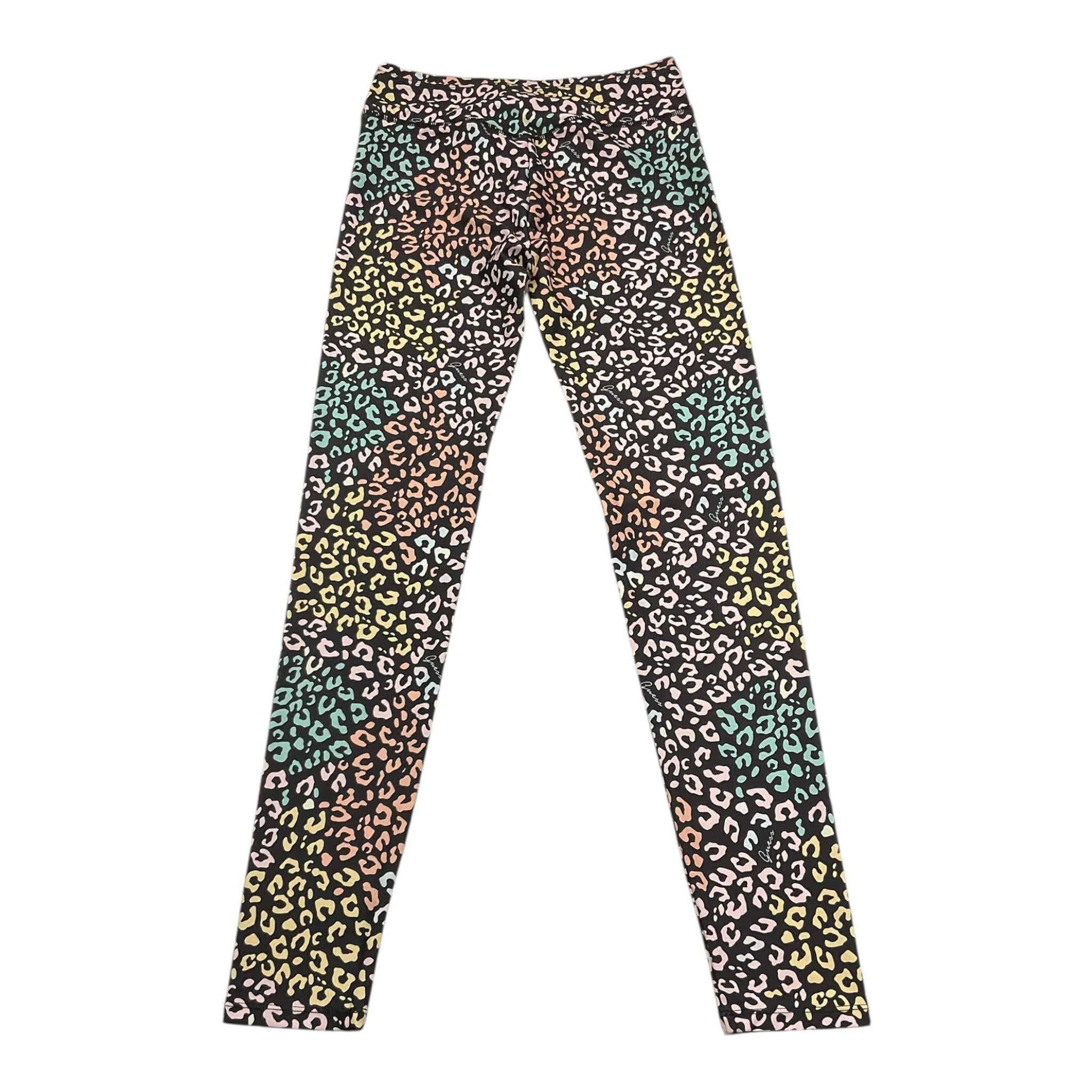 GUESS leggins tinta unita con fantasia maculata Nero per Bambina J2YB00MC01P NERO GUESS