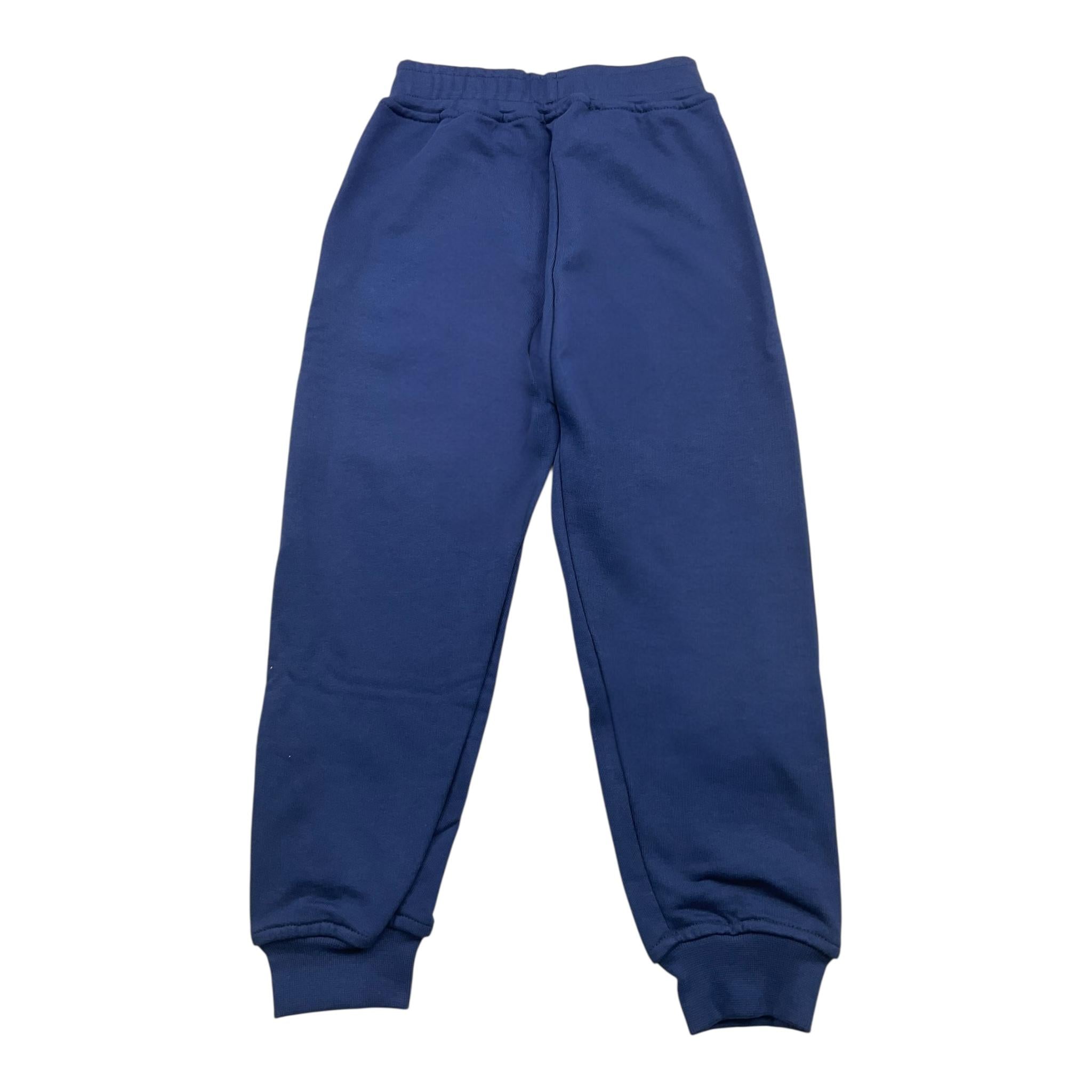 MOUSSE pantalone tuta tinta unita con stampe mario Blu per Bambino HKPG368NX BLU MOUSSE