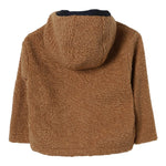 IL GUFO giubbino teddy tinta unita con cappuccio Marrone per Bambino F24043GMPE028 MARRONE IL GUFO