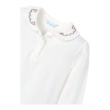 MAYORAL shirt tinta unita con colletto Bianco per Bambina 131 BIANCO MAYORAL