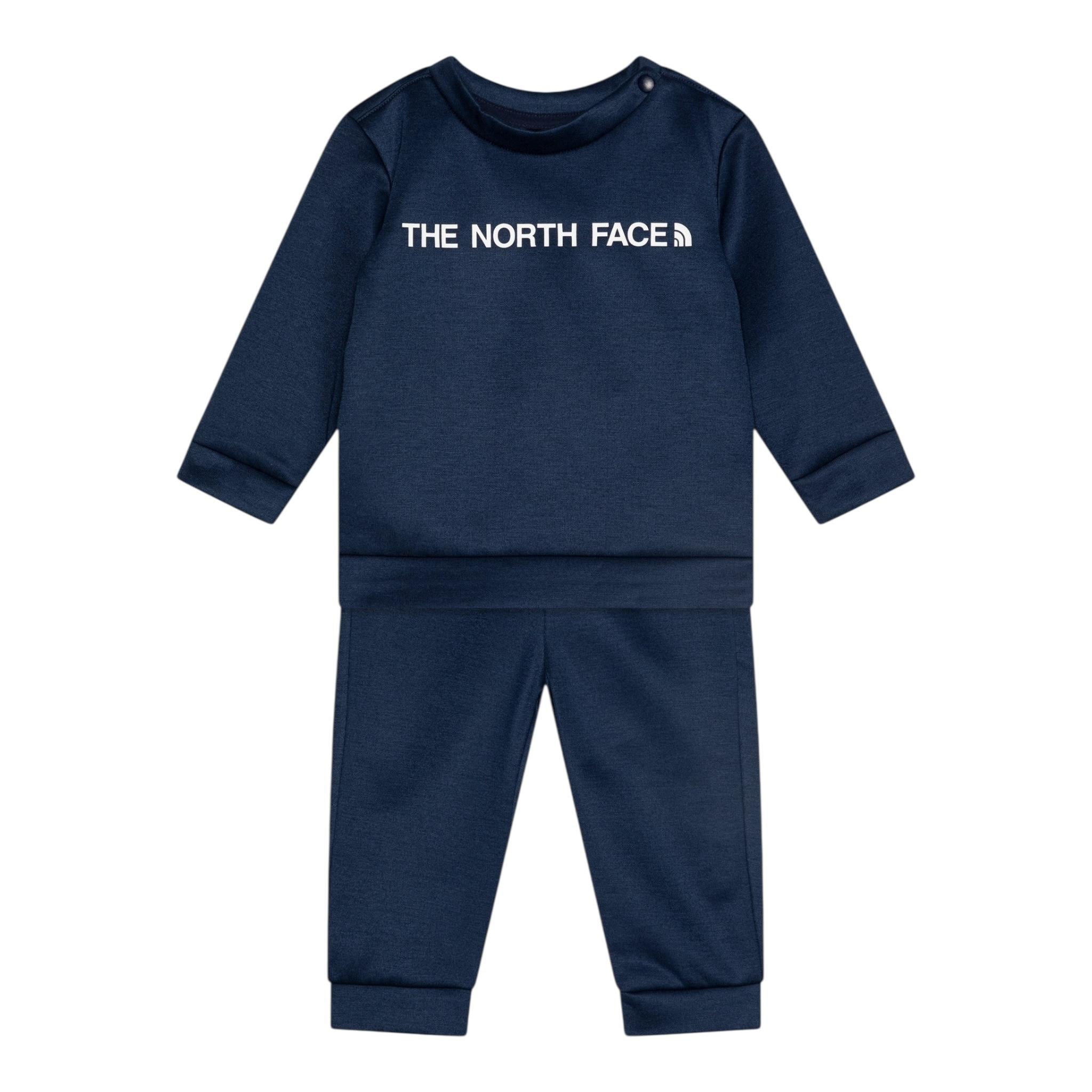 THE NORTH FACE completo 2 pezzi felpa-pantalone tinta unita Blu per Bambino NF0A89H38K2J BLU THE NORTH FACE