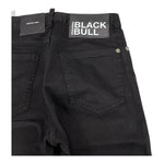 DSQUARED2 jeans tinta unita con 5 tasche Nero per Bambino DQ05011 NERO DSQUARED2