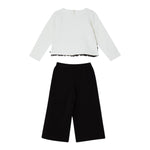 LIU JO completo shirt-pantalone bicolore Bianco/nero per Bambina KF4111 BIANCO/NERO LIU JO