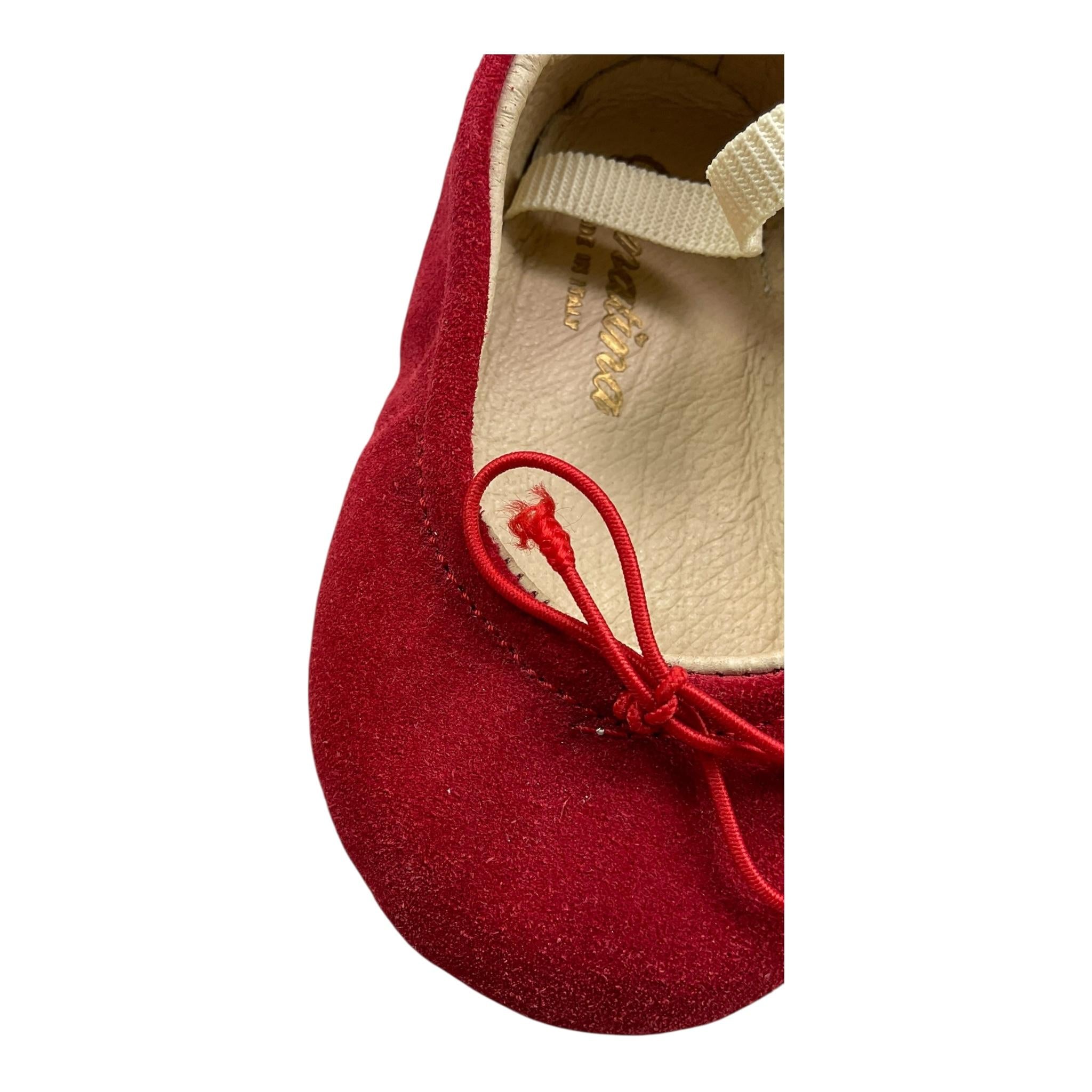 DONATINA stivale tinta unita con lacci Rosso per Neonata PAMPARED ROSSO DONATINA