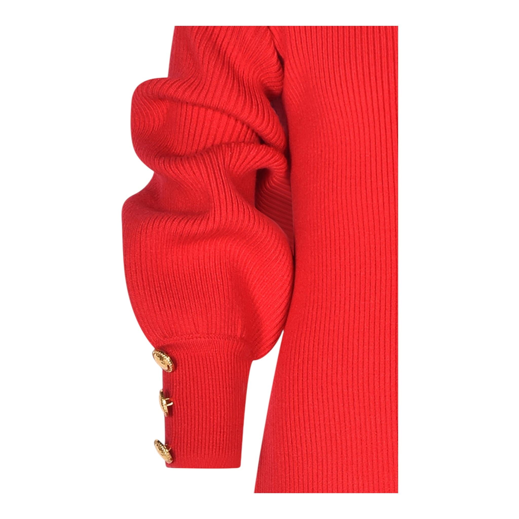 FUN & FUN abito in maglia tinta unita mezzo collo Rosso per Bambina FBDR00293 ROSSO FUN & FUN