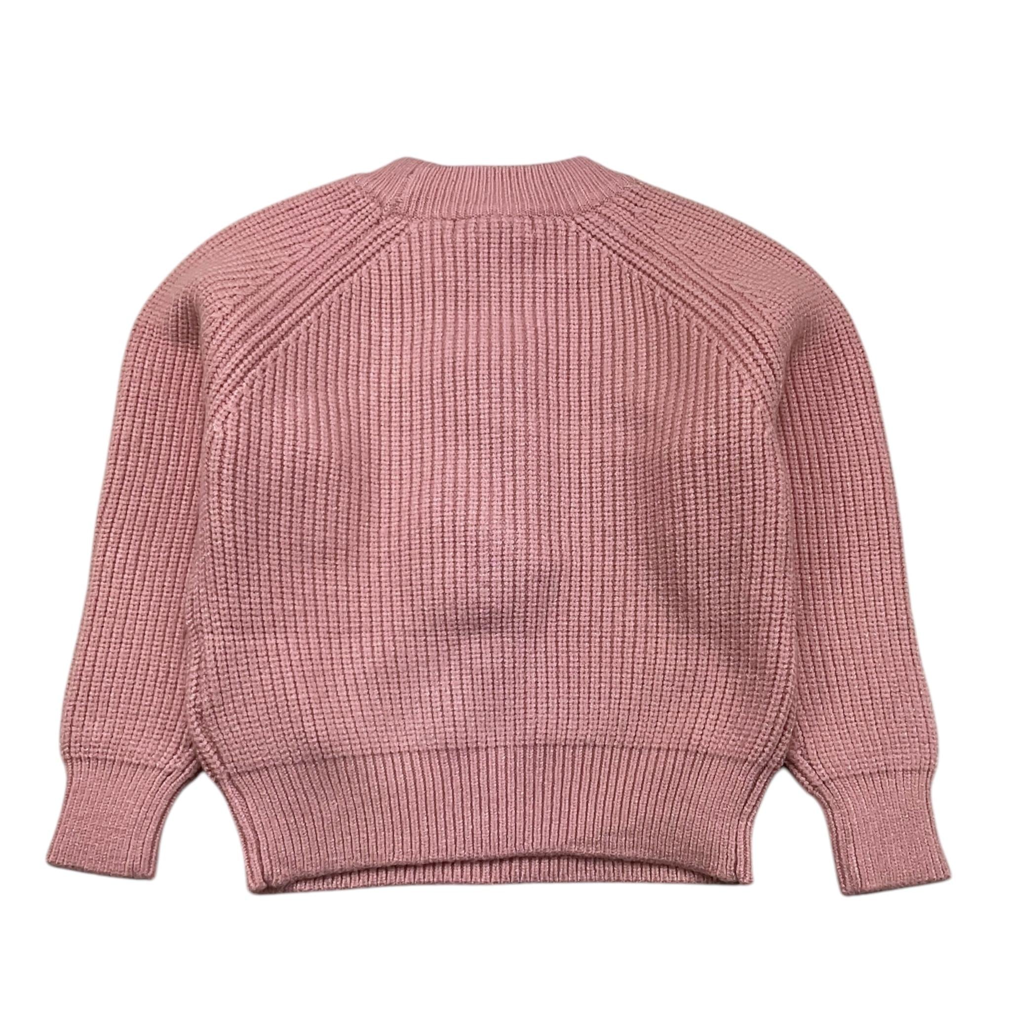 TO be too maglia girocollo tinta unita con stampa fiocco Rosa per Bambina TFBF24M635 ROSA TO be too