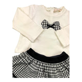 LIU JO completo 2 pezzi felpa-gonna Panna per Neonata HF4076 PANNA LIU JO