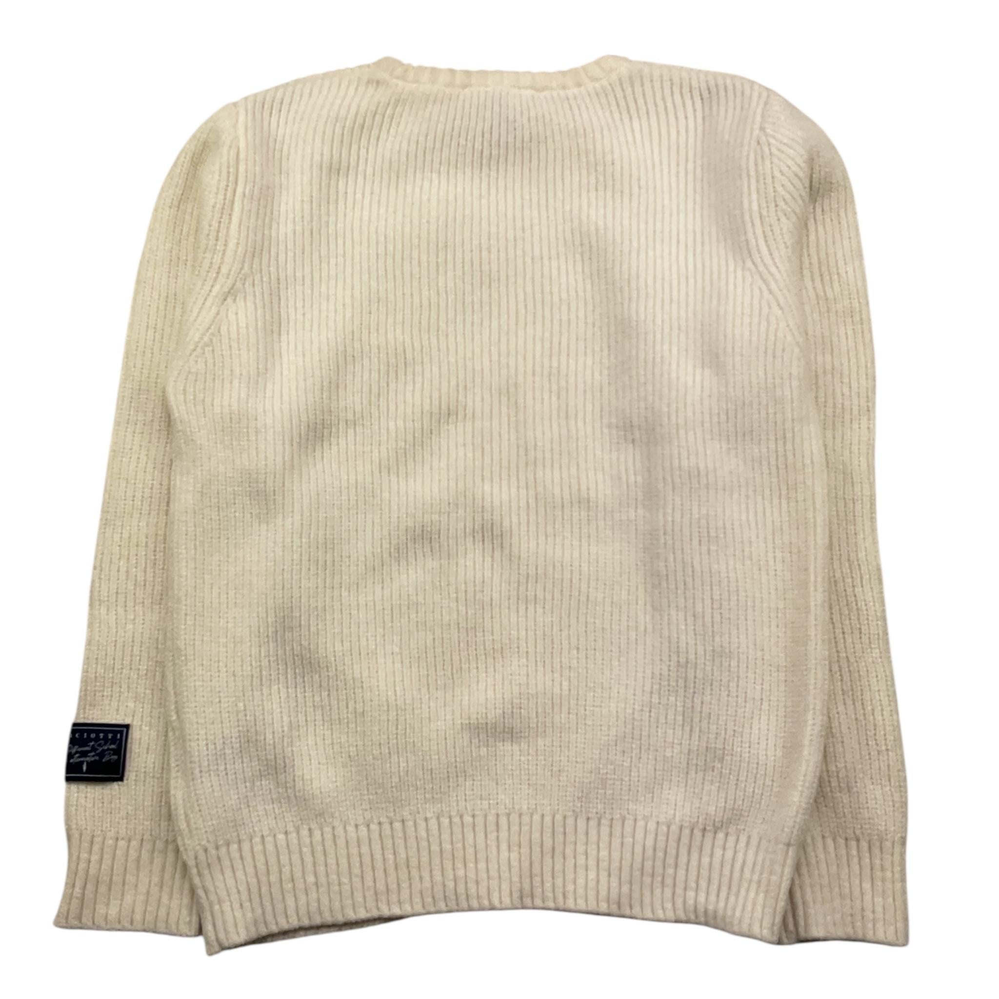 CESARE PACIOTTI maglia girocollo tinta unita Panna per Bambino MGP5354B PANNA CESARE PACIOTTI