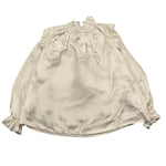 LA STUPENDERIA camicia manica lunga tinta unita cn fiocco in contrasto Bianco per Neonata TJCM48 BIANCO LA STUPENDERIA