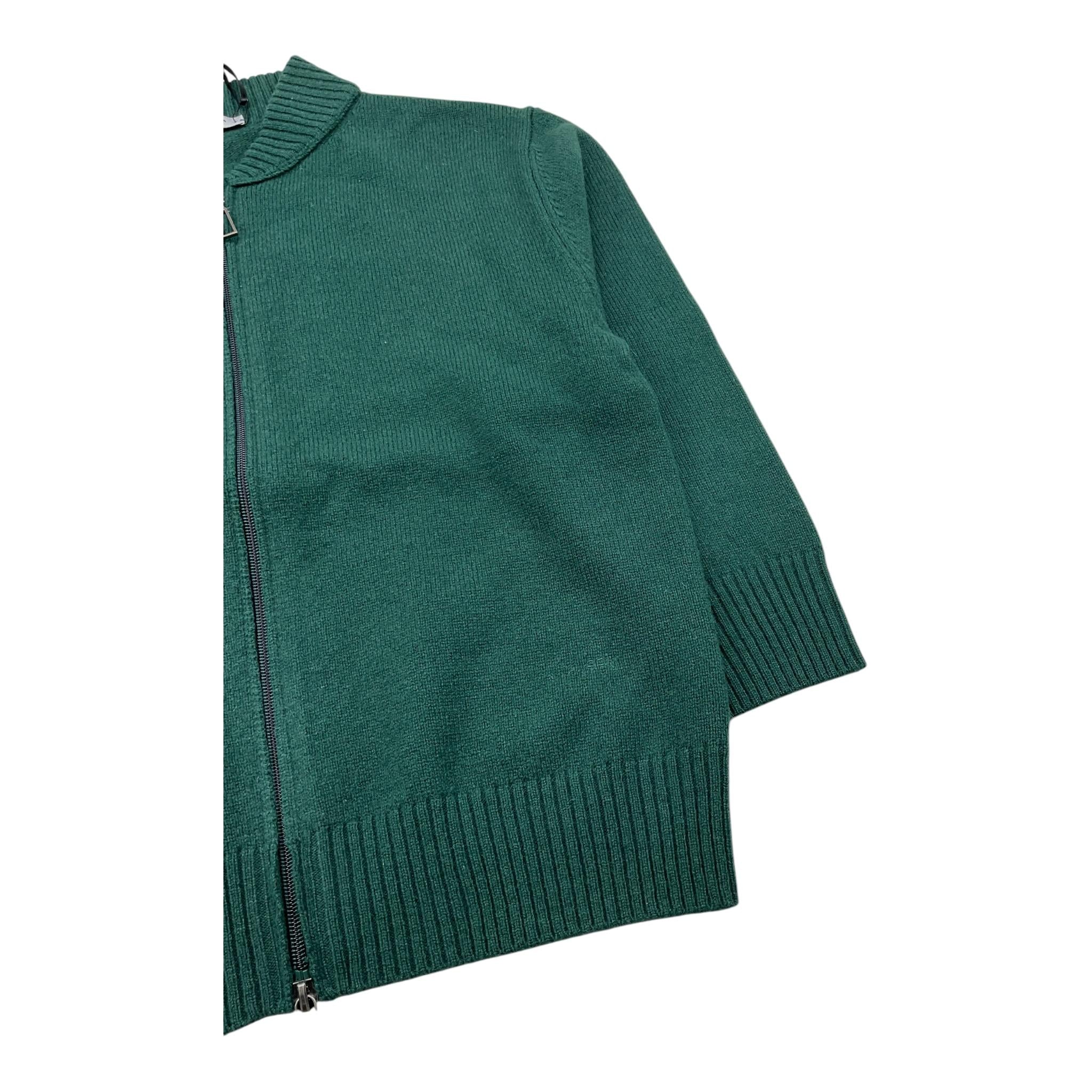 PAOLO PECORA maglia tinta unita con zip Verde per Bambino PP4085 VERDE PAOLO PECORA
