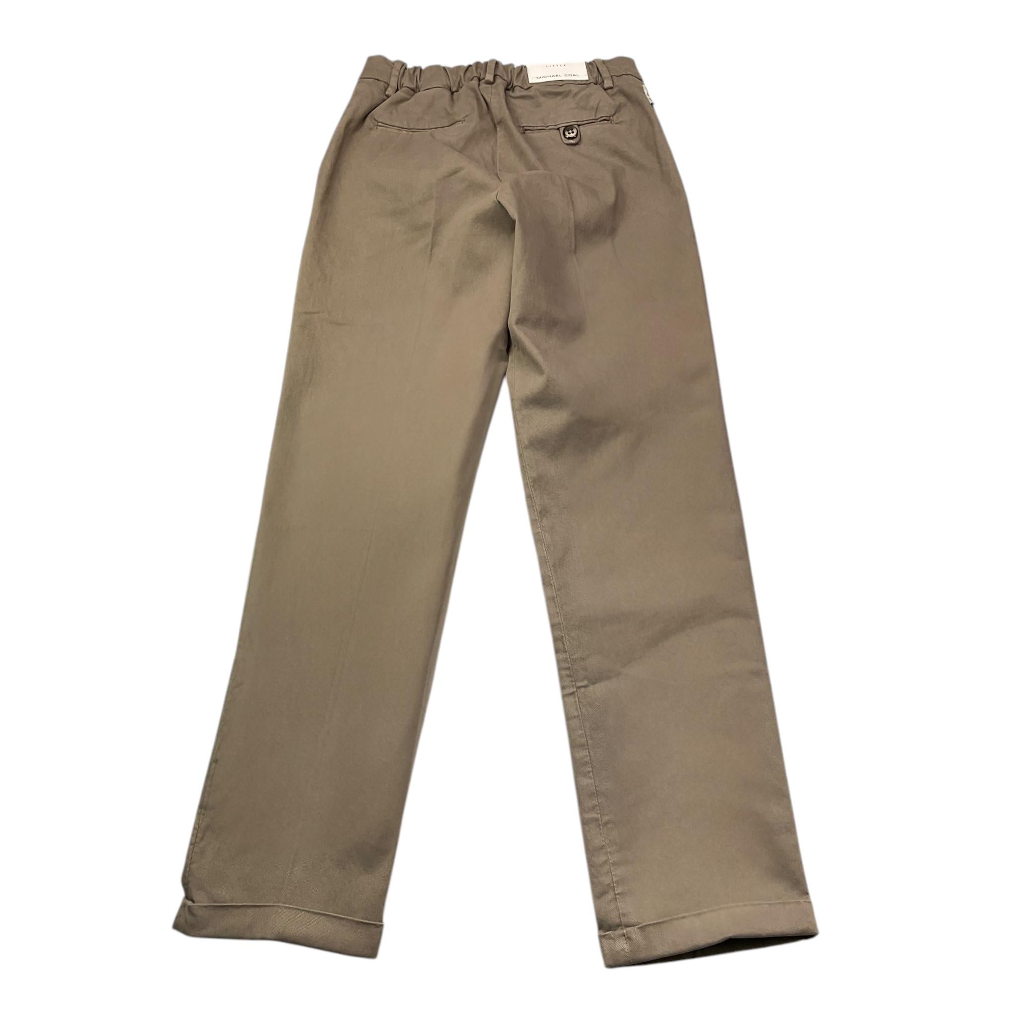 MICHAEL COAL pantalone tinta unita con elastico in vita Sabbia per Bambino FREDERICK SABBIA MICHAEL COAL