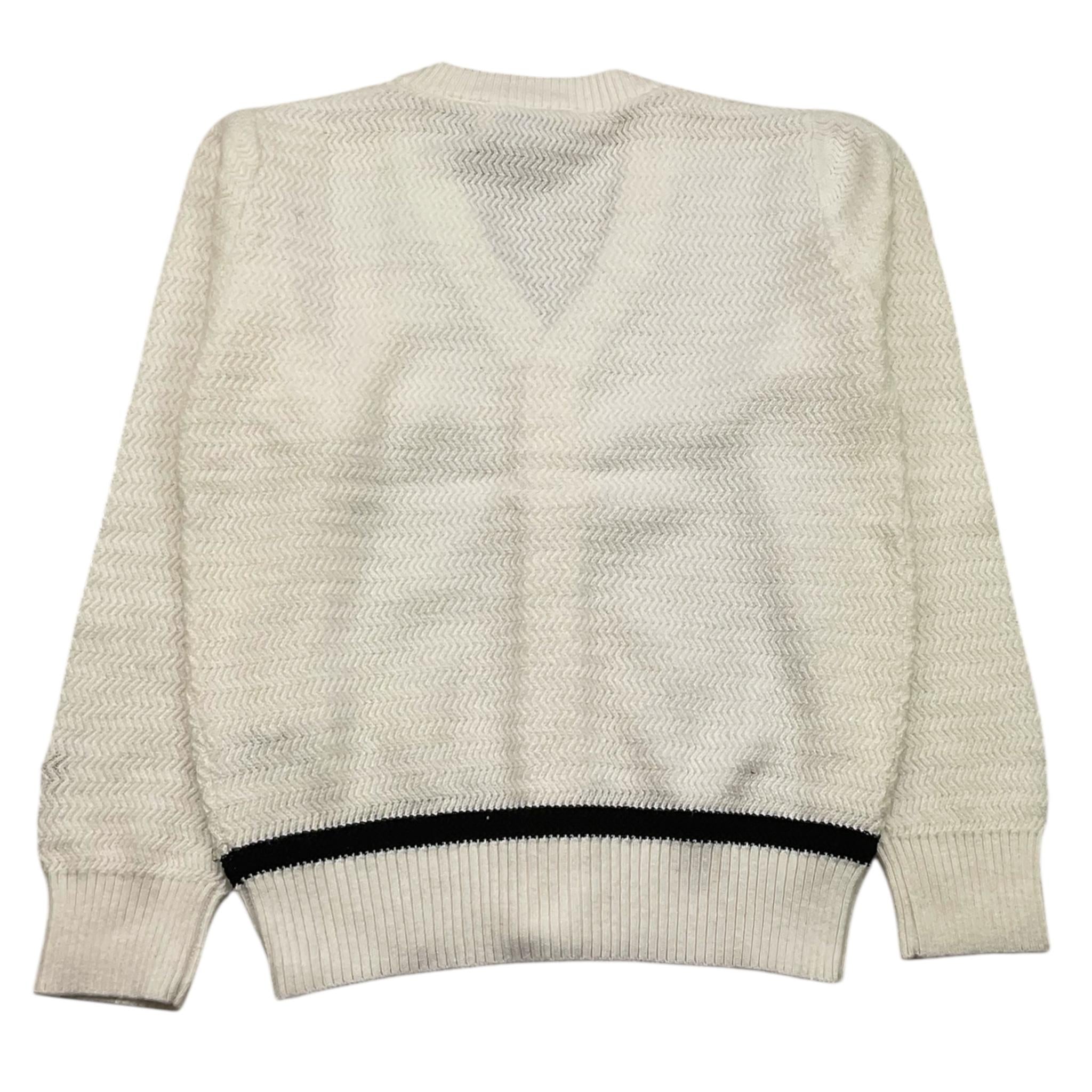 CESARE PACIOTTI cardigan tinta unita scollo a v Panna per Bambino MGP5358B PANNA CESARE PACIOTTI