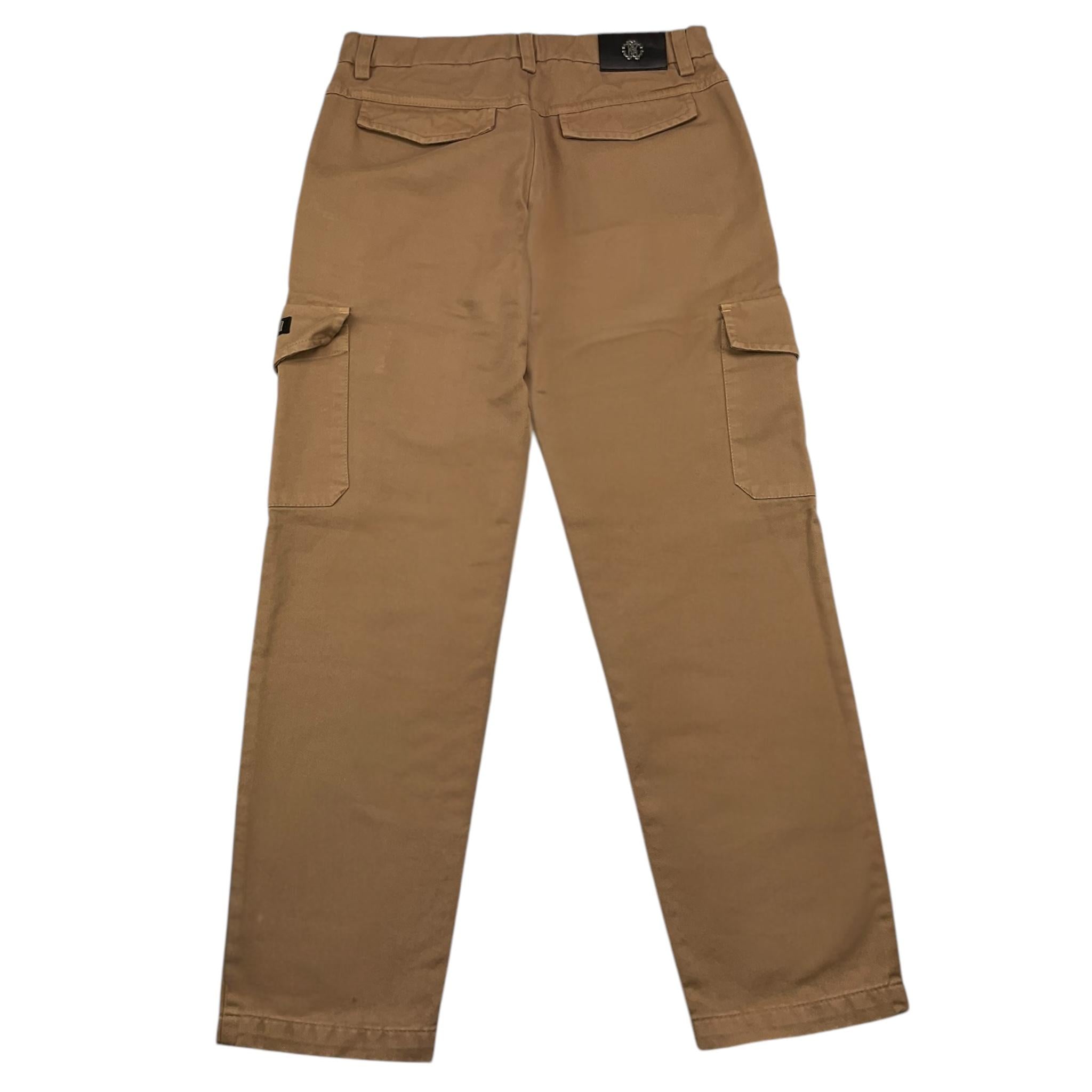 ROBERTO CAVALLI pantalone tinta unita con tasconi Beige per Bambino TJT20B BEIGE ROBERTO CAVALLI