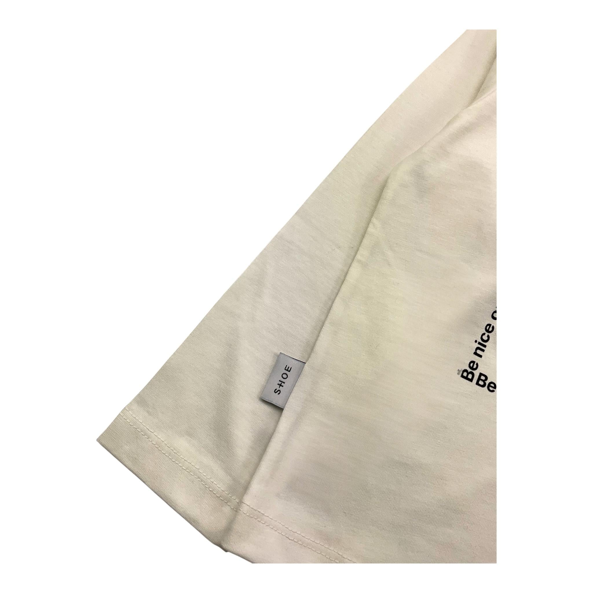 SHOE shirt girocollo tinta unita con maniche in contrasto Bianco per Bambina TONYA2846 BIANCO SHOE