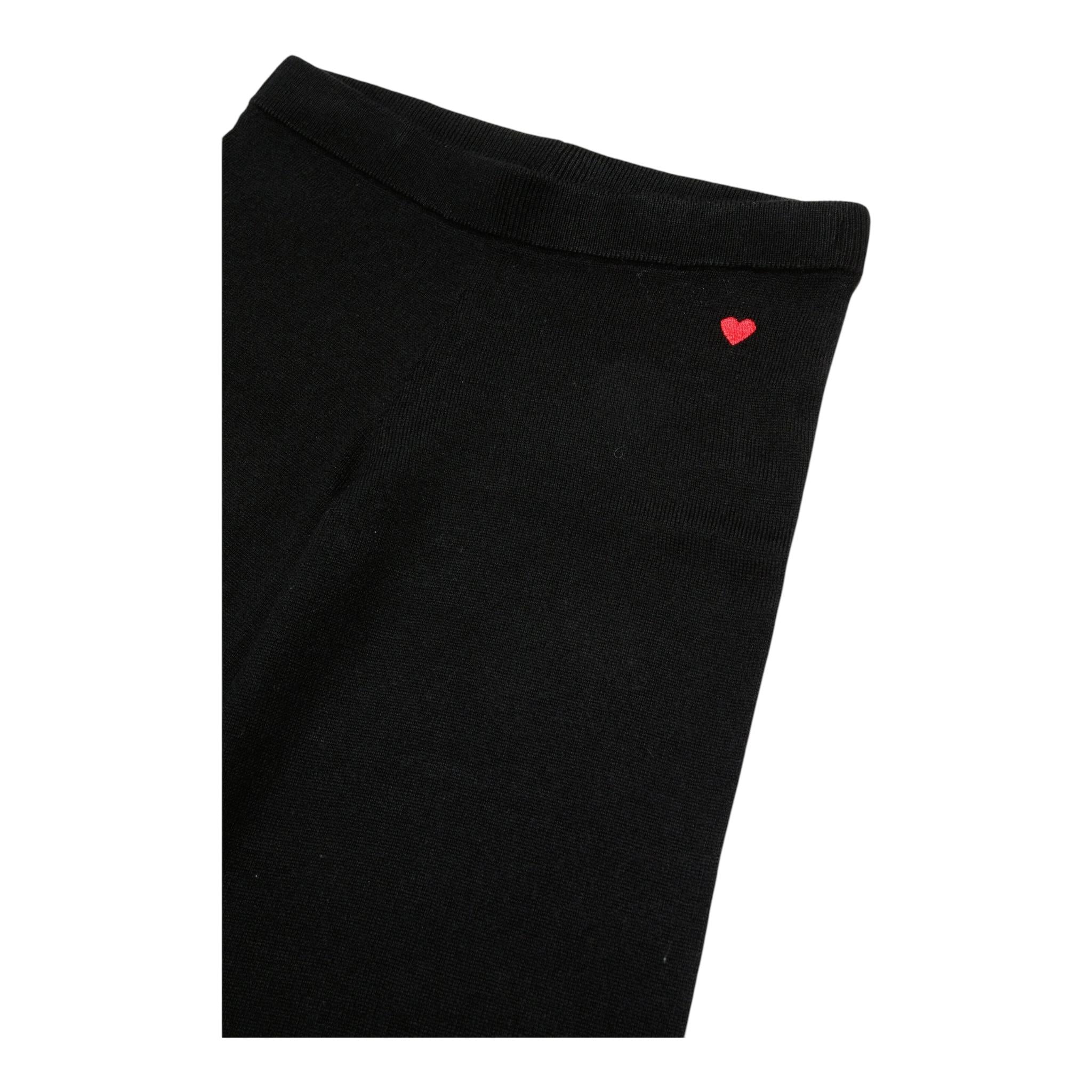 MAX&Co. pantalone tinta unita modell palazzo Nero per Bambina MX0071 NERO MAX&Co.