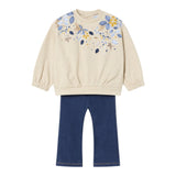 MAYORAL completo 2 pezzi felpa-leggins Beige per Neonata 2707 BEIGE MAYORAL