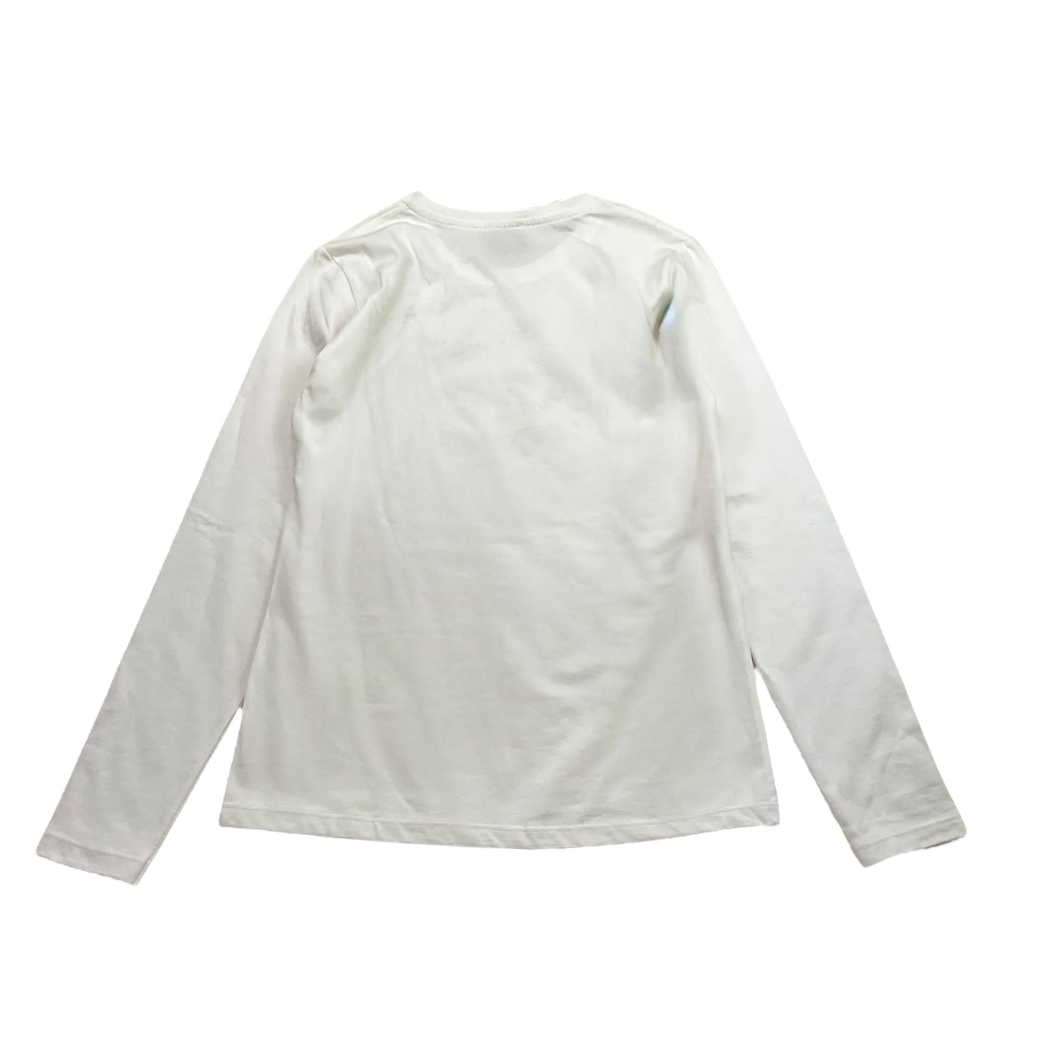 MARC ELLIS shirt girocollo tinta unita con brillantini Bianco per Bambina JMJTS15510 BIANCO MARC ELLIS