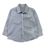 LE BEBE' camicia manica lunga fantasia a righe Bianco/azzurro per Neonato LBB5236 BIANCO/AZZURRO LE BEBE'