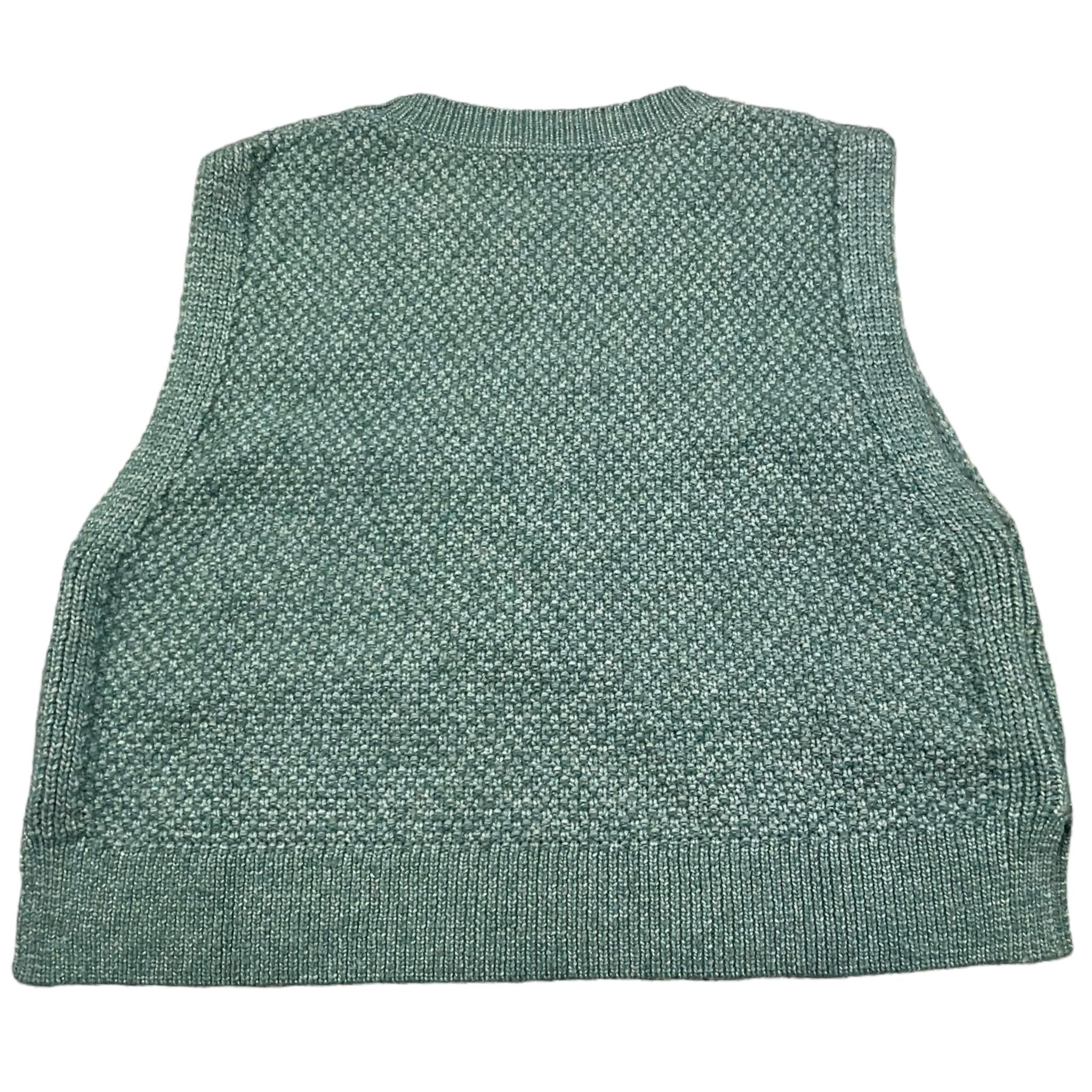 MAYORAL gilet in maglia tinta unita girocollo Verde per Bambina 4364 VERDE MAYORAL