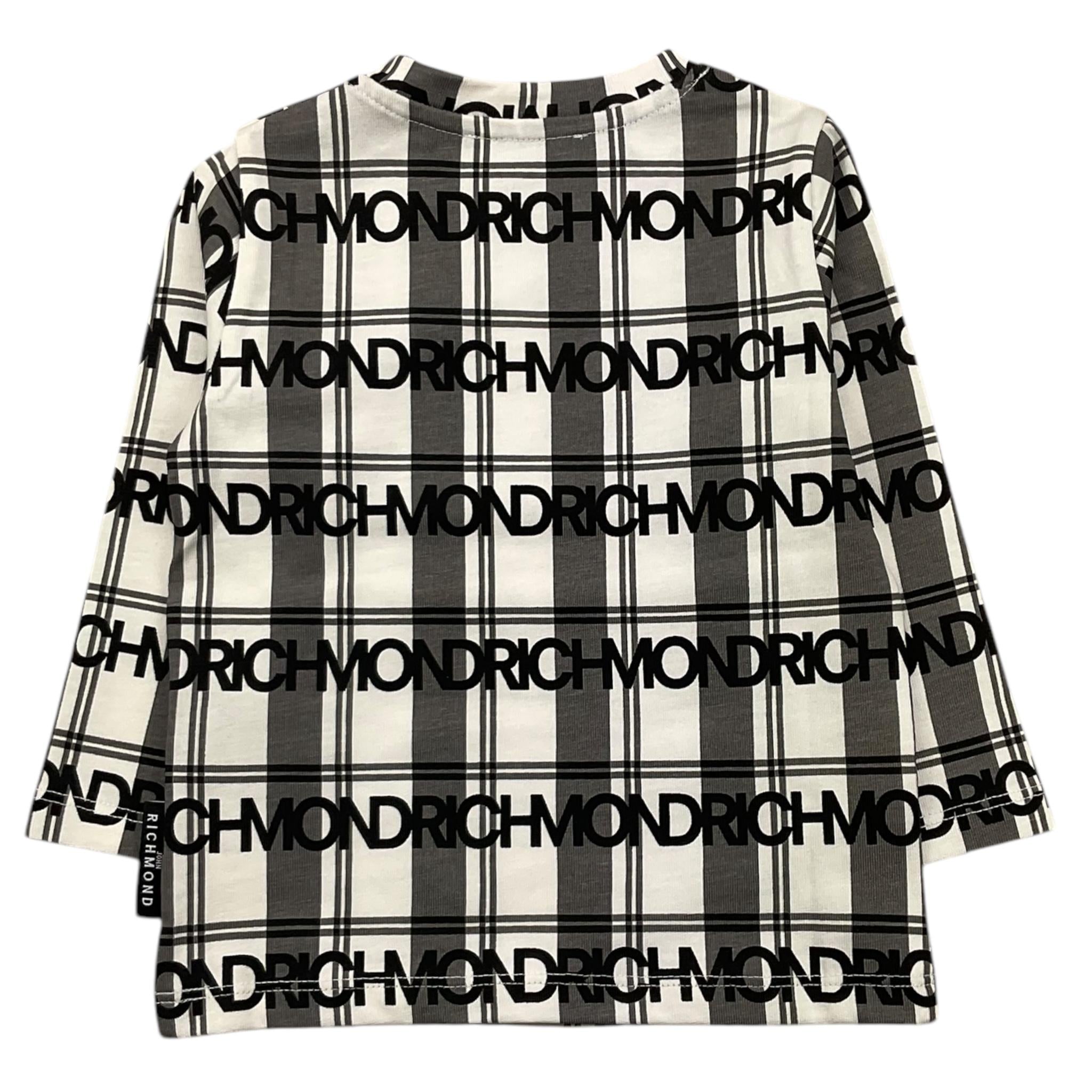 JOHN RICHMOND shirt girocollo fantasia logo Bianco per Neonato RIA25104TS BIANCO JOHN RICHMOND