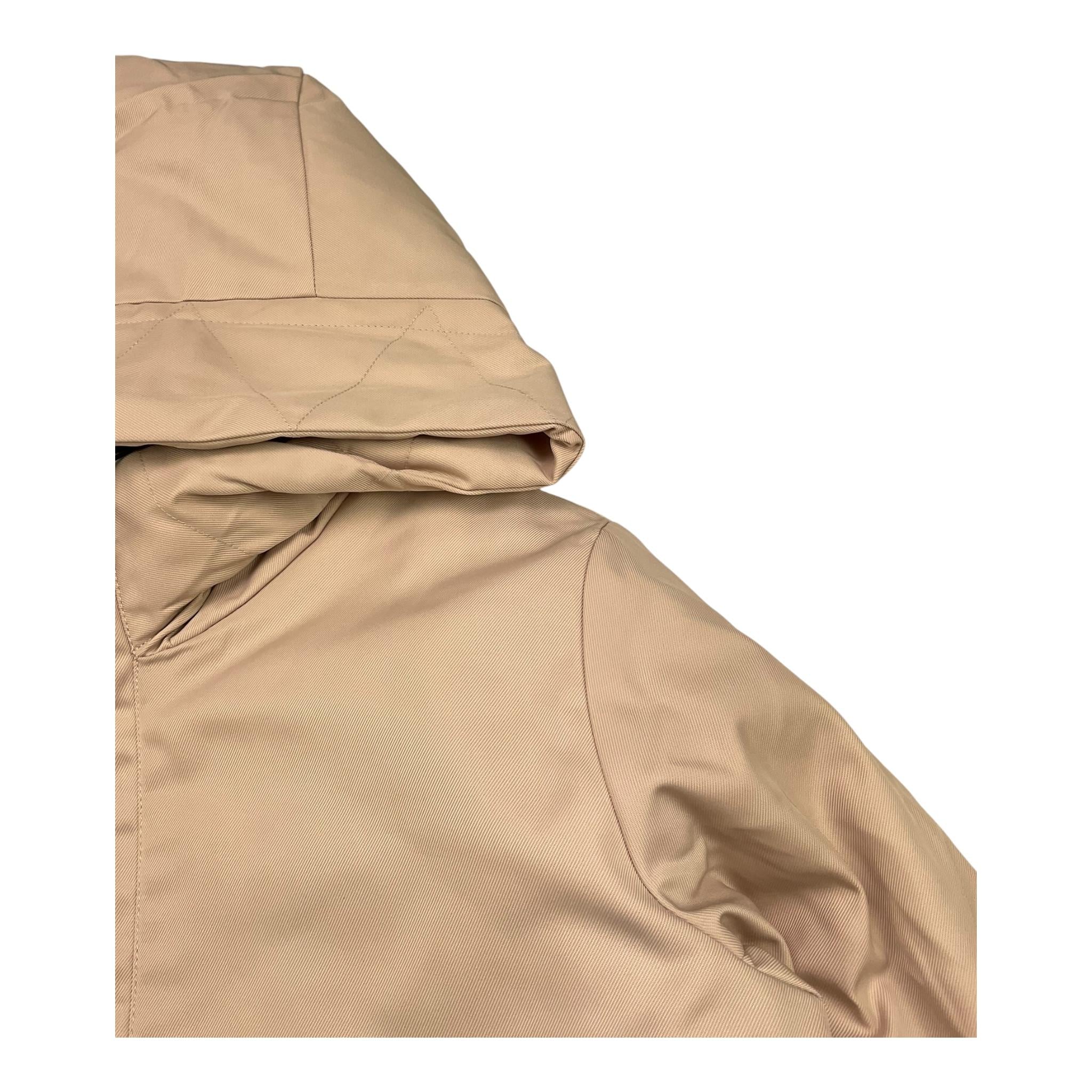 K-WAY giubbino tinta unita cn cappuccio Beige per Bambina K6128NW BEIGE K-WAY