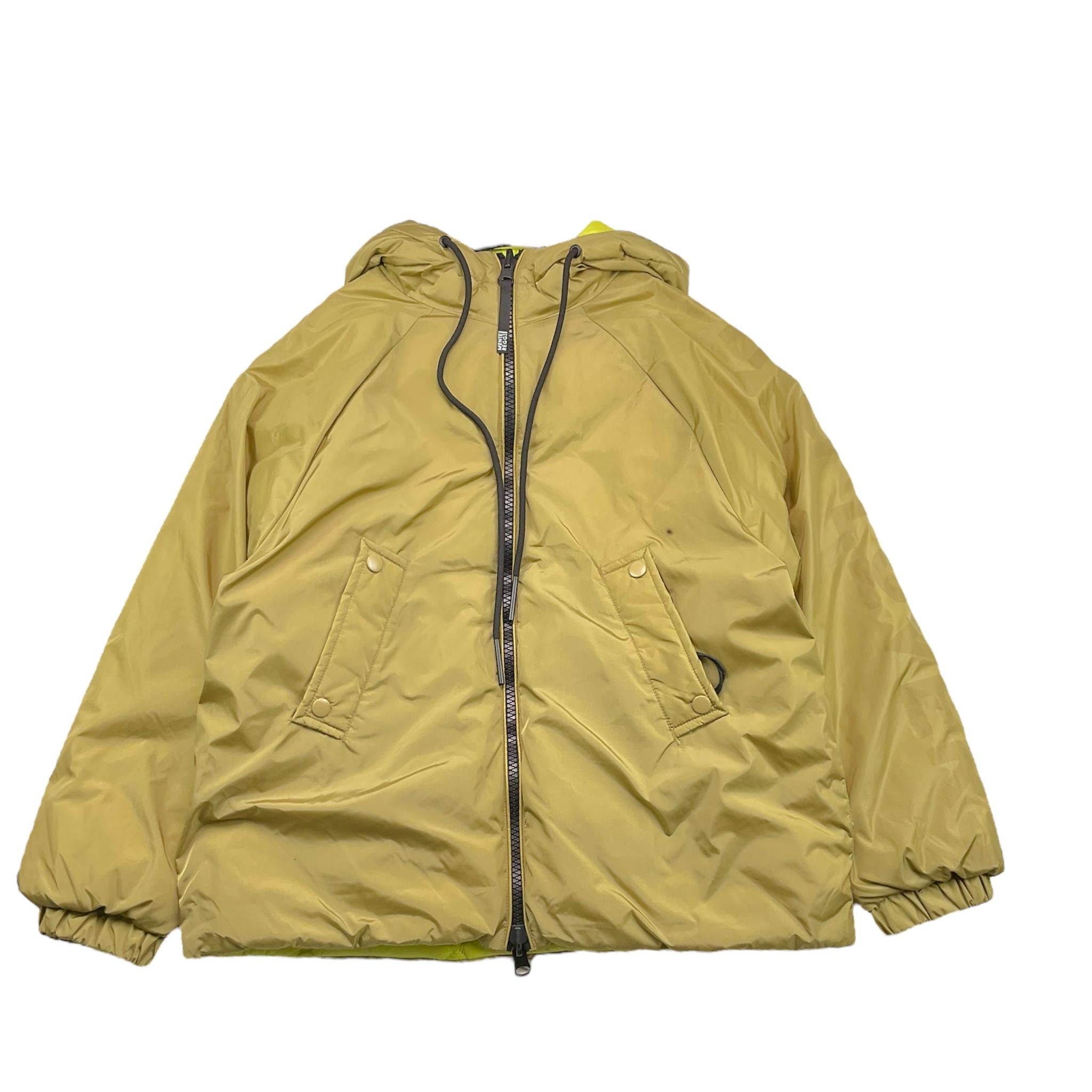 MONTEREGGI giubbino reversibile con zip e cappuccio Giallo/beige per Bambino FW47512K GIALLO/BEIGE MONTEREGGI