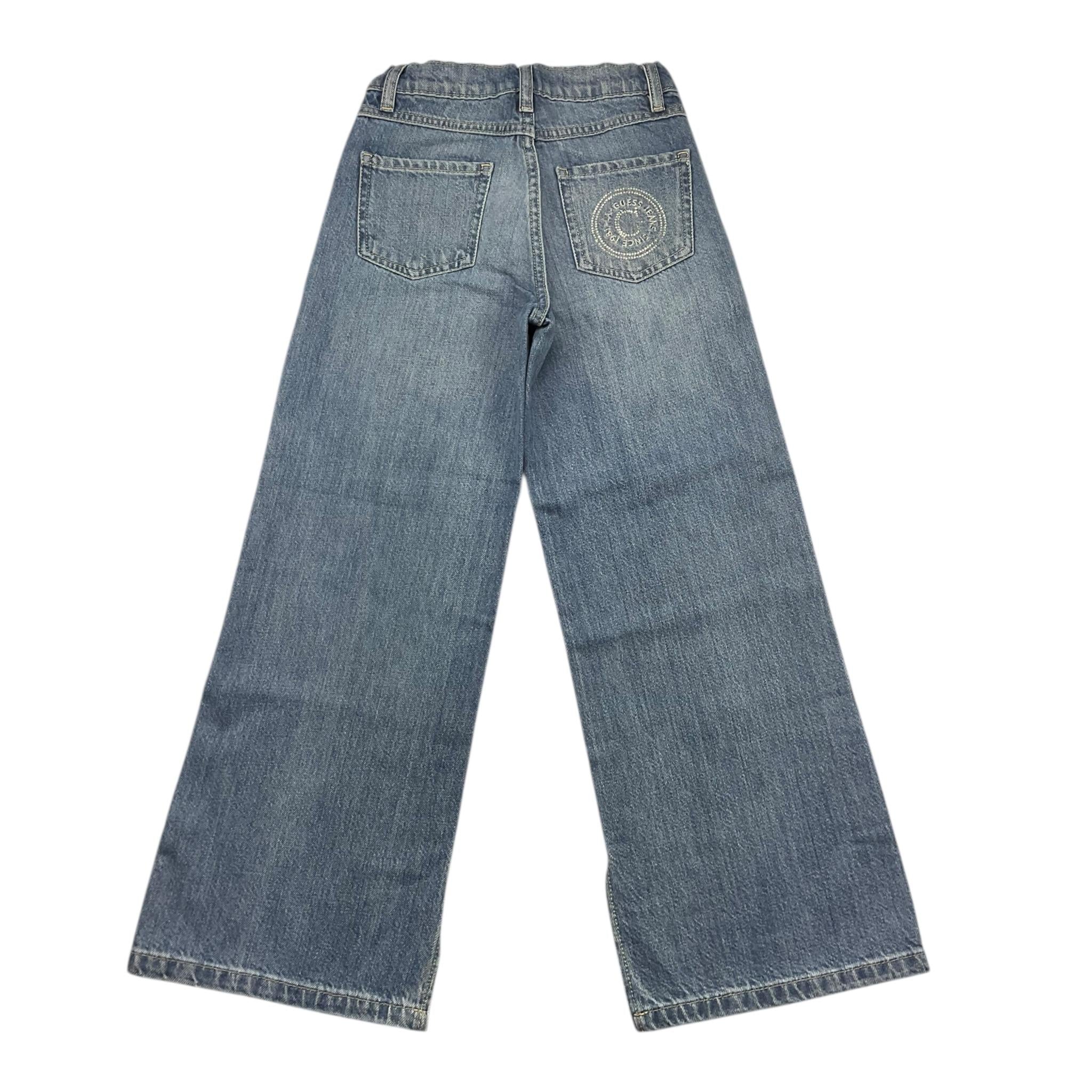 GUESS jeans tinta unita modello zampa Blu per Bambina J4YA17D4SE0 BLU GUESS