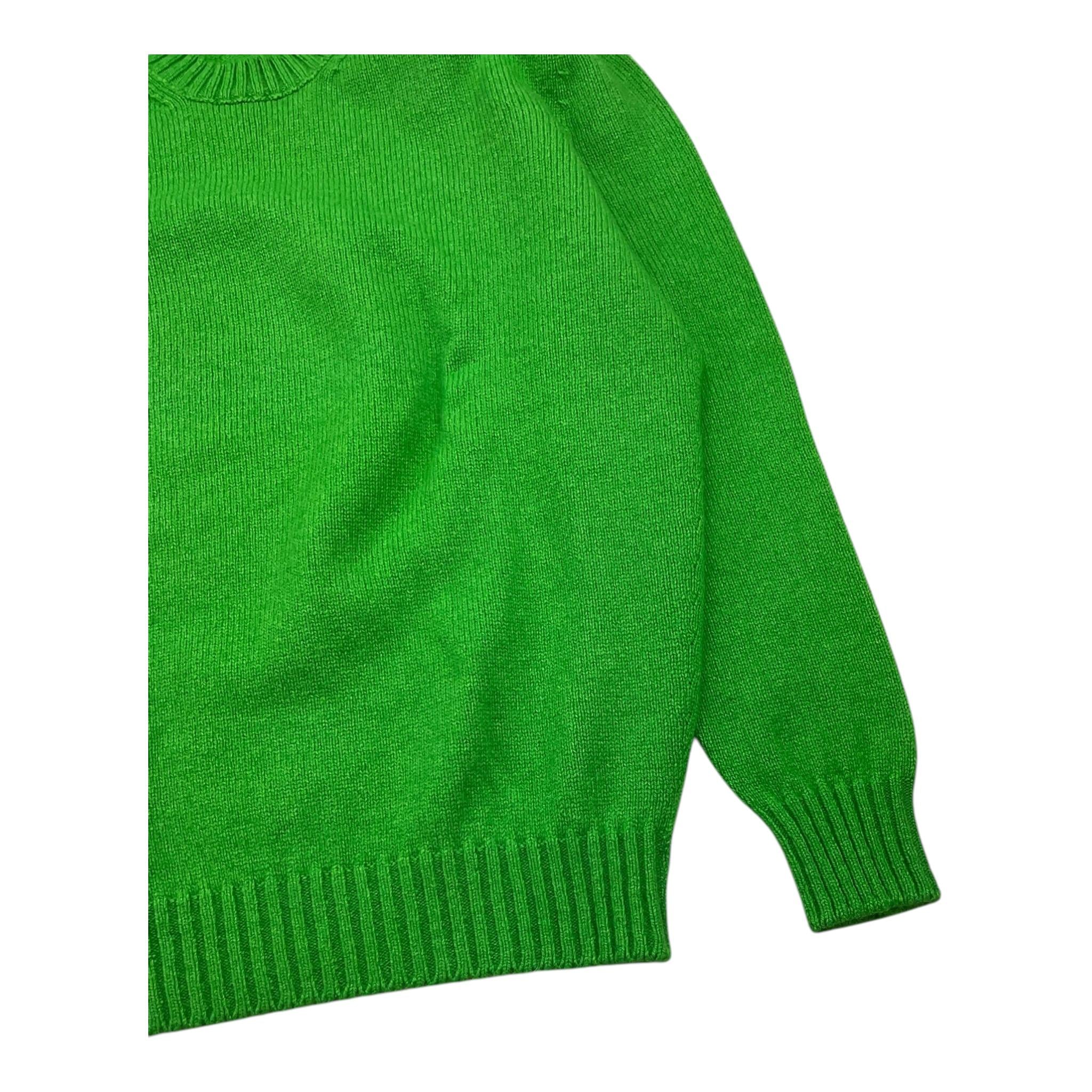 JURTA maglia girocollo tinta unita Verde per Bambino BA4K01J VERDE JURTA