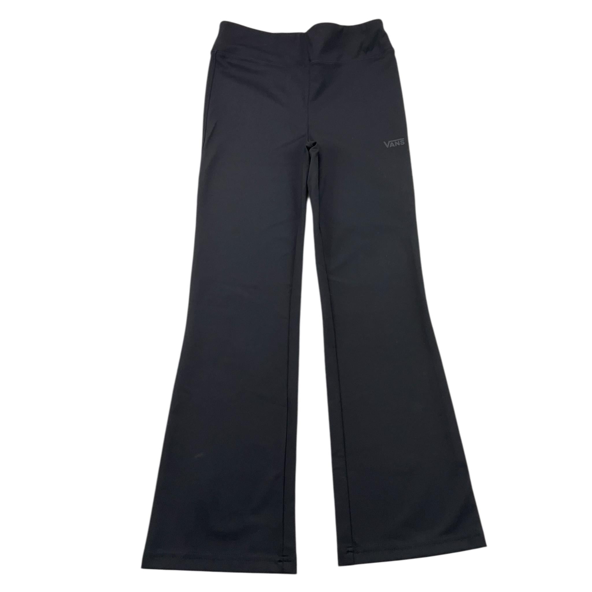 VANS leggins tinta unita modello zampa Nero per Bambina VN000J73BLK1 NERO VANS
