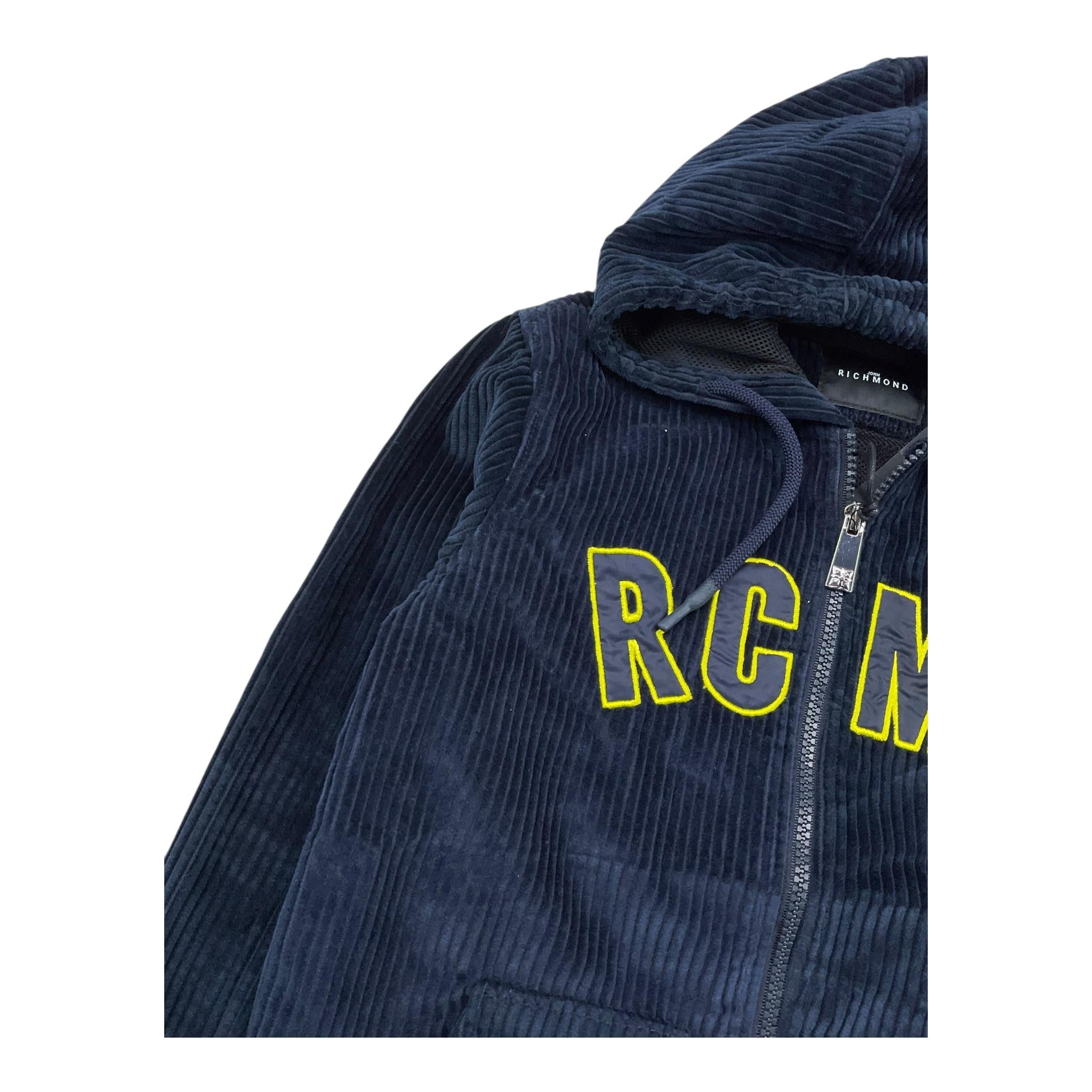 JOHN RICHMOND felpa con zip e cappuccio tinta unita Blu per Bambino RBA25194FE BLU JOHN RICHMOND