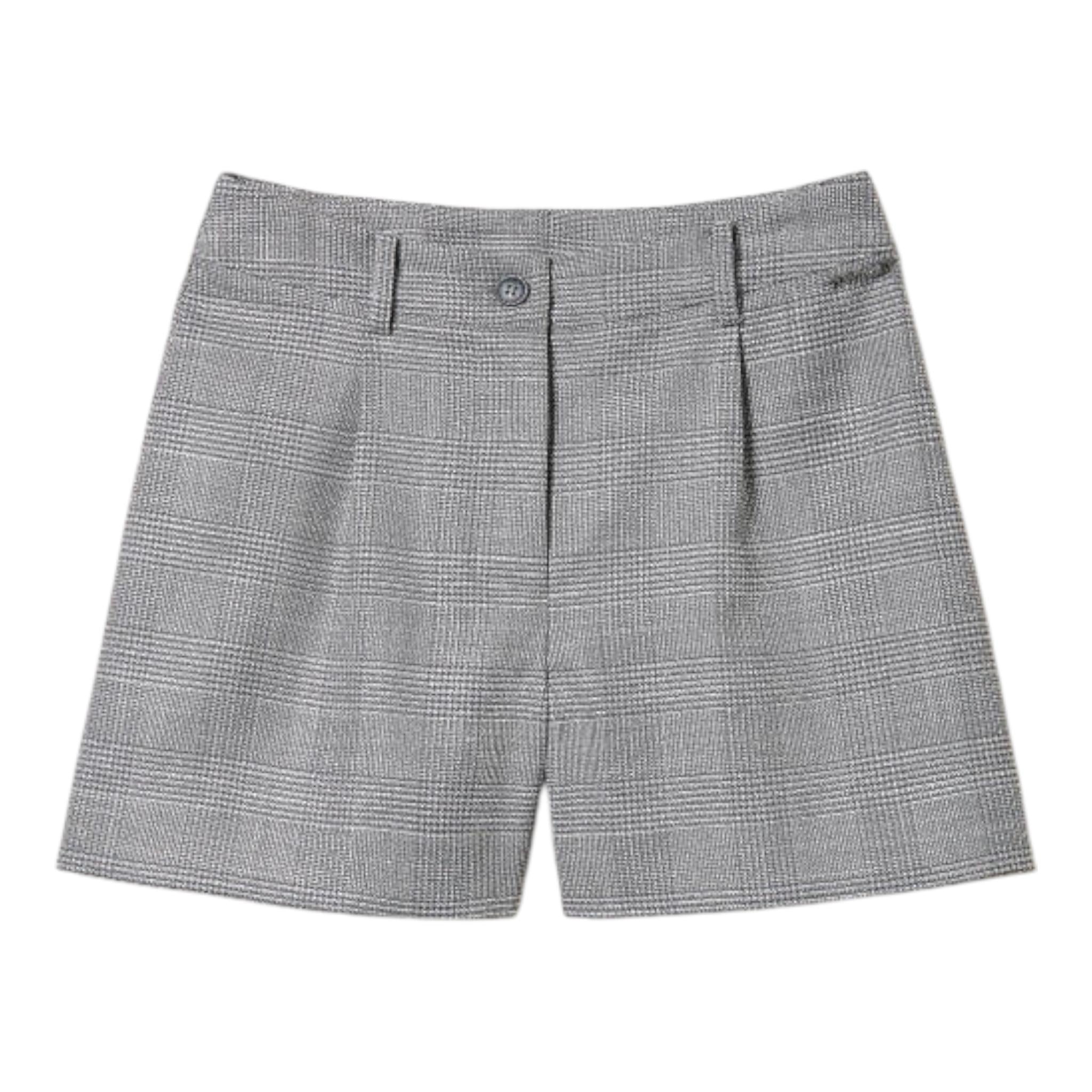 TWINSET short tinta unita con microfantasia Grigio per Bambina 242GJ2182 GRIGIO TWINSET