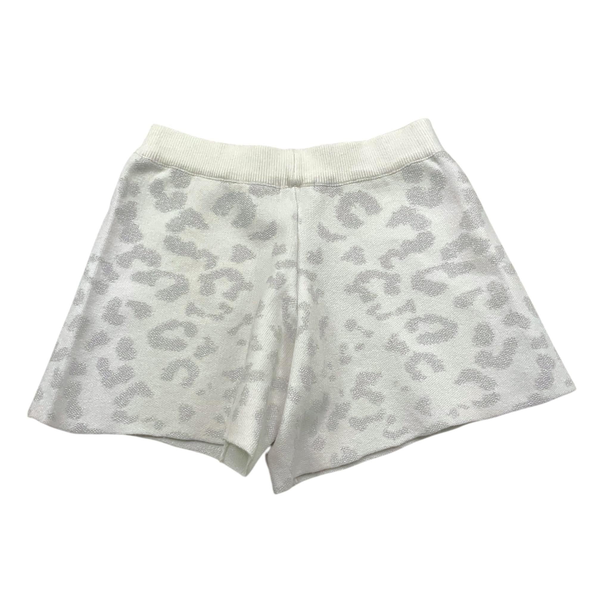 FUN & FUN short in maglia tinta unita con fantasia Bianco per Bambina FCBSO00135 BIANCO FUN & FUN