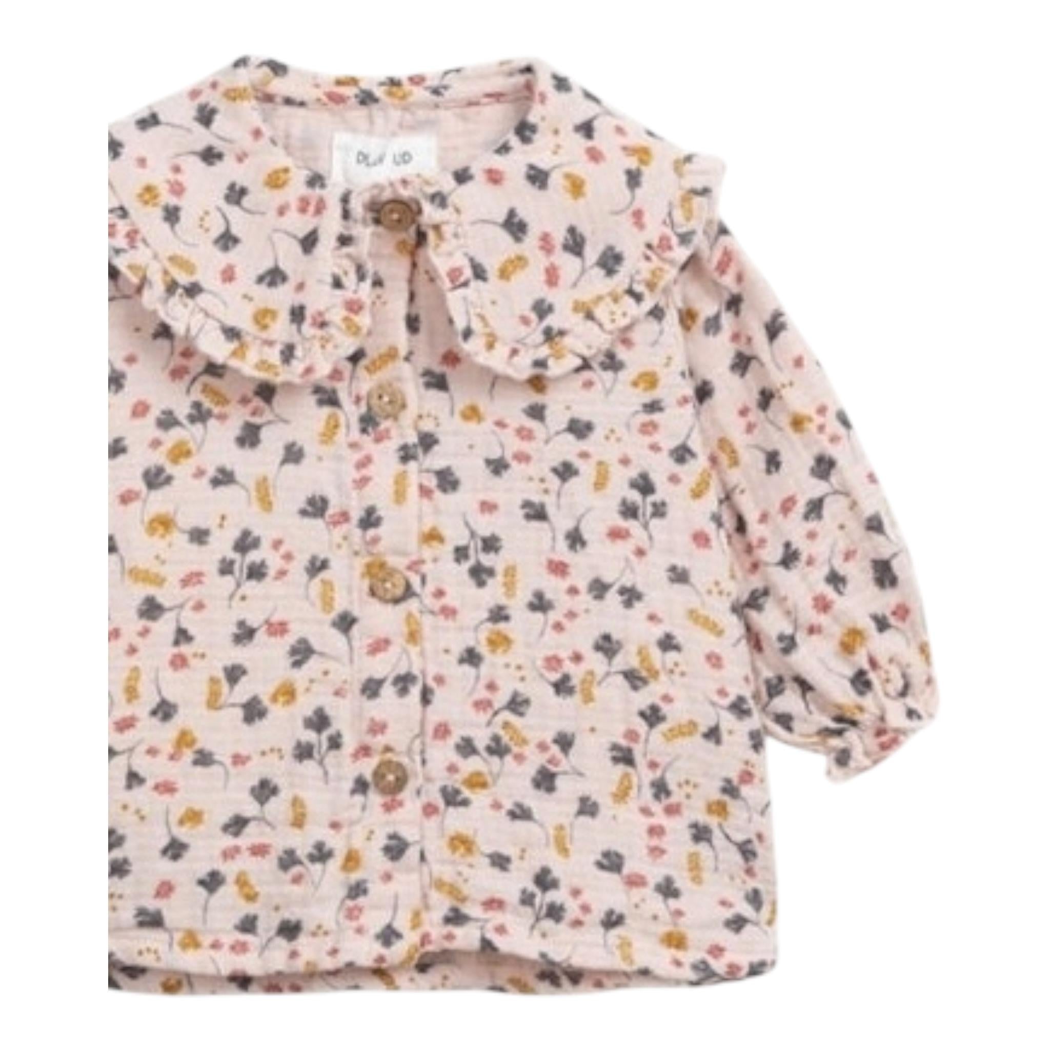 PLAY UP camicia tinta unita con fantasia fiori Rosa per Bambina PA022AP11302 ROSA PLAY UP