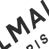 BALMAIN t-shirt girocollo tinta unita con stampa Bianco per Bambina BS8Q41 BIANCO BALMAIN