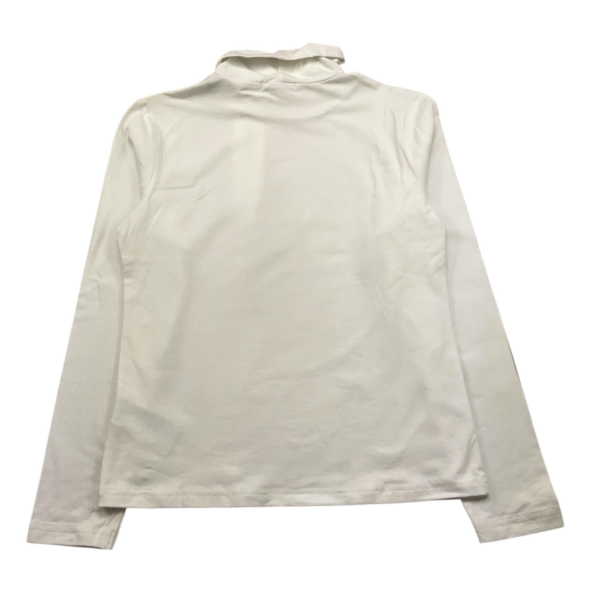 TO be too shirt collo alto tinta unita Bianco per Bambina T402B BIANCO TO be too