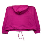 LIU JO felpa chiusa con cappuccio tinta unita con brillantini Fuxia per Bambina GF3005 FUXIA LIU JO
