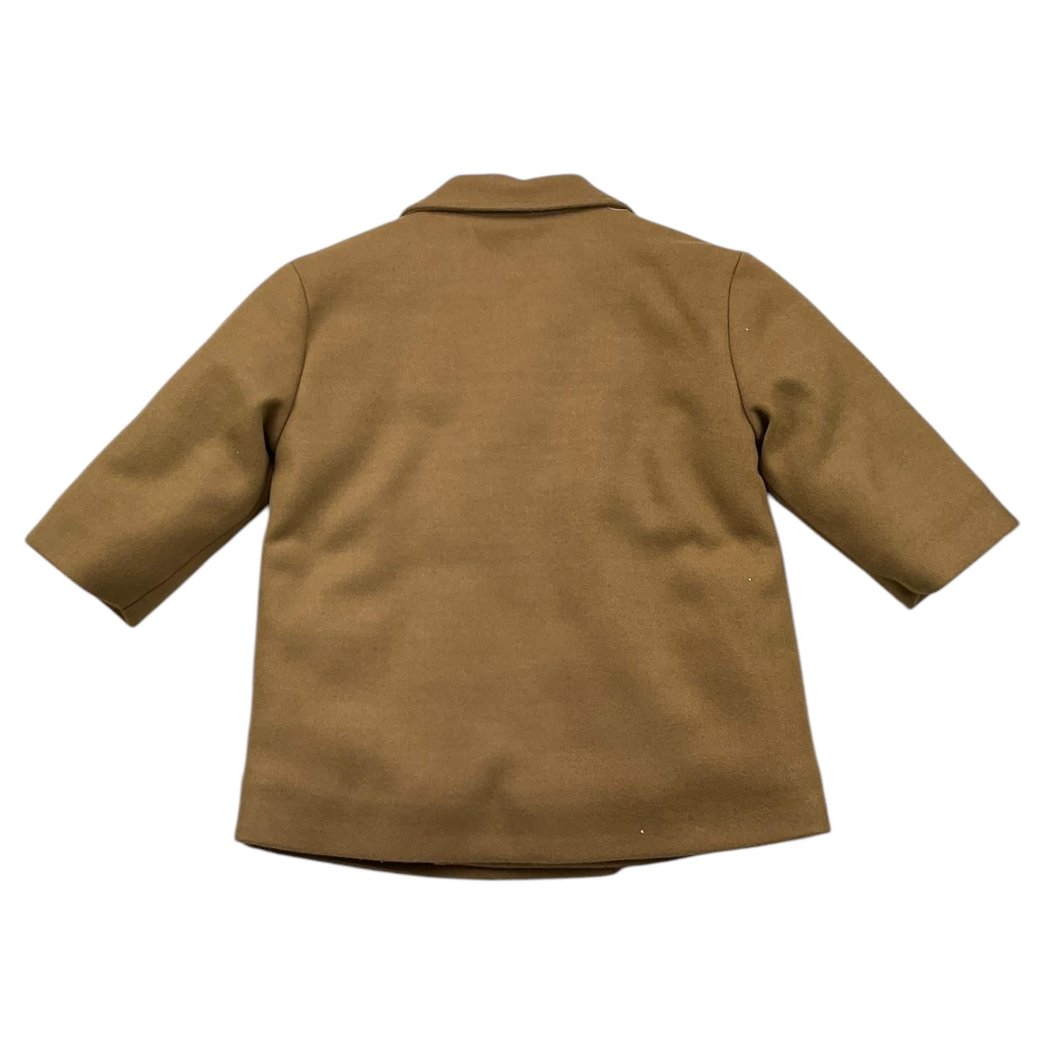 LE BEBE' cappotto tinta unita doppiopetto Biscotto per Neonato LBB5191 BISCOTTO LE BEBE'