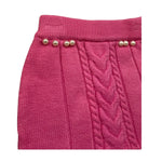 JANICE gonna tinta unita con perle Rosa per Neonata JN628N ROSA JANICE