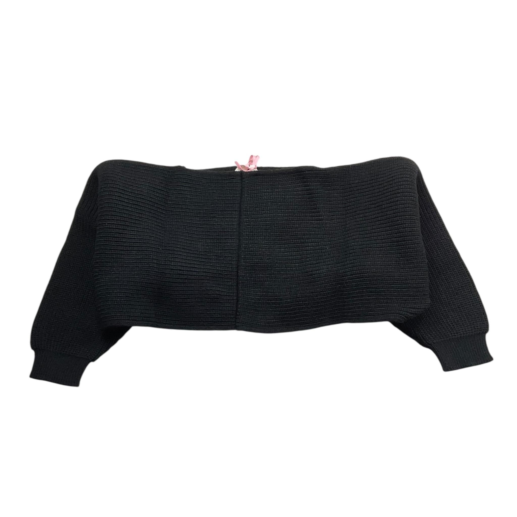 VICOLO maglia modello crop tinta unita Nero per Bambina 3141WY00082 NERO VICOLO
