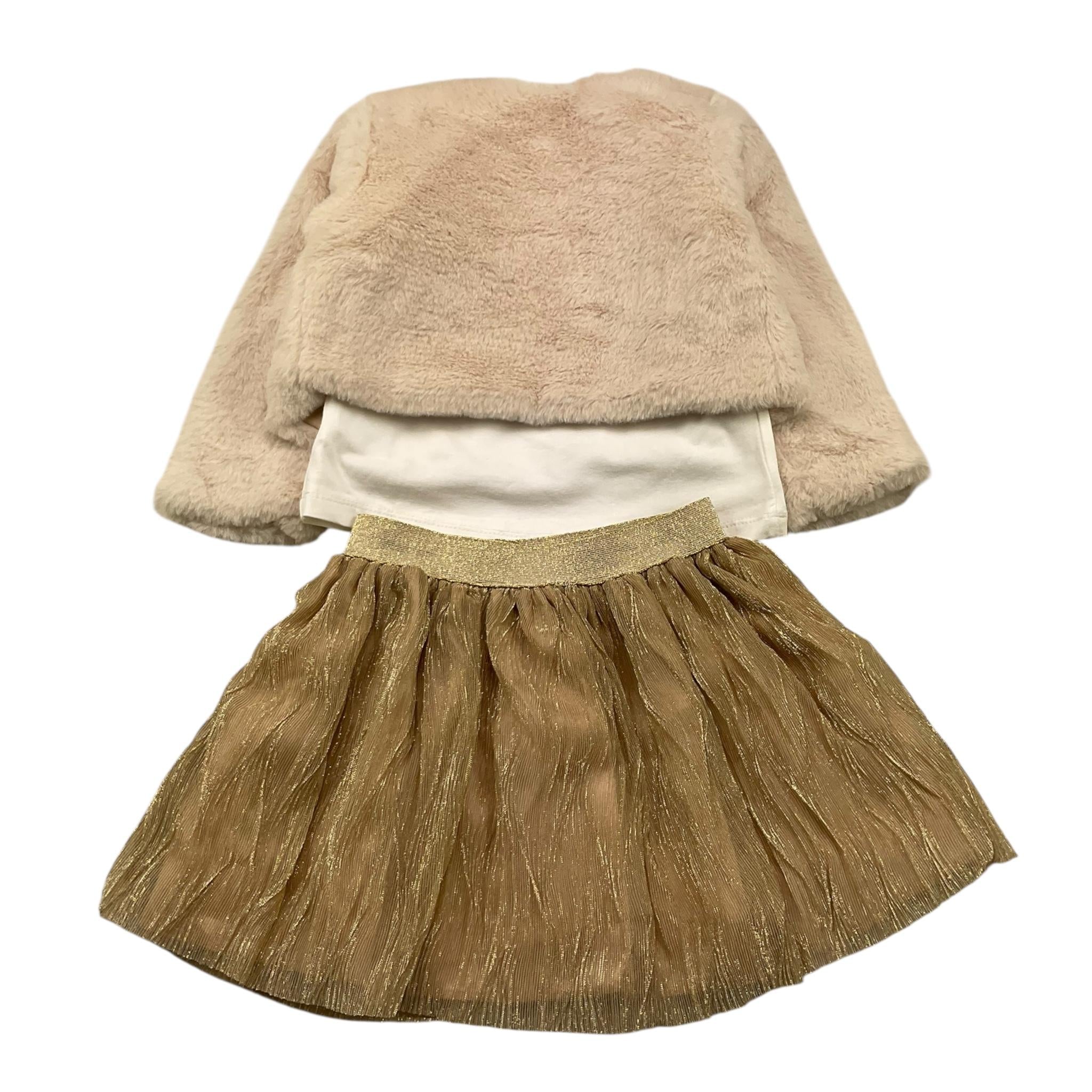EBITA completo 3 pezzi shirt-gonna-giacca Beige per Bambina 3239 BEIGE EBITA
