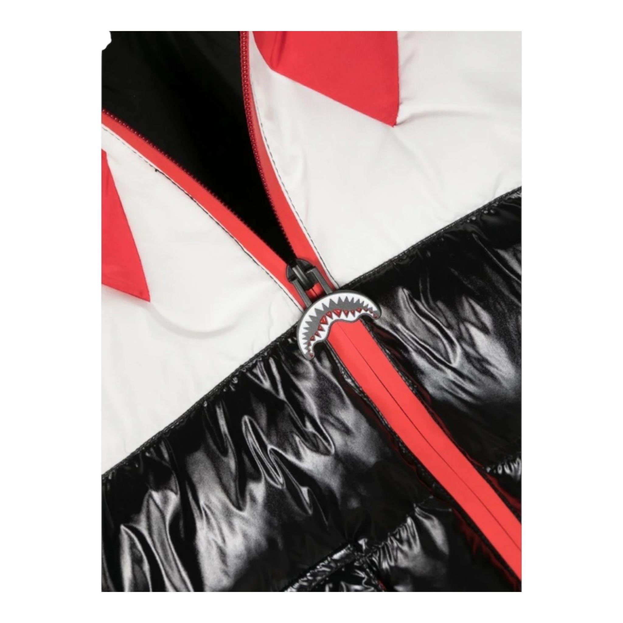 SPRAYGROUND giubbino tricolore con zip Nero per Bambino SPY908 NERO SPRAYGROUND