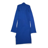 TWINSET abito tinta unita mezzo collo a costine Cobalto per Bambina 242GJ3041 COBALTO TWINSET