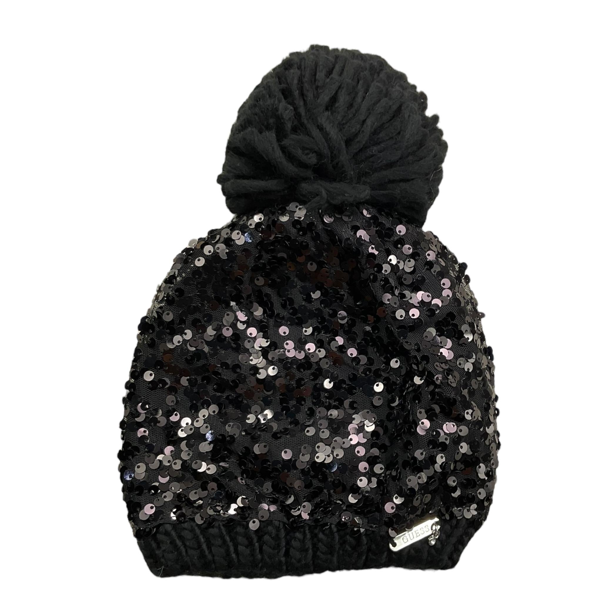 GUESS cappello tinta unita con paillettes Nero per Bambina J1BZ07Z2QP0 NERO GUESS